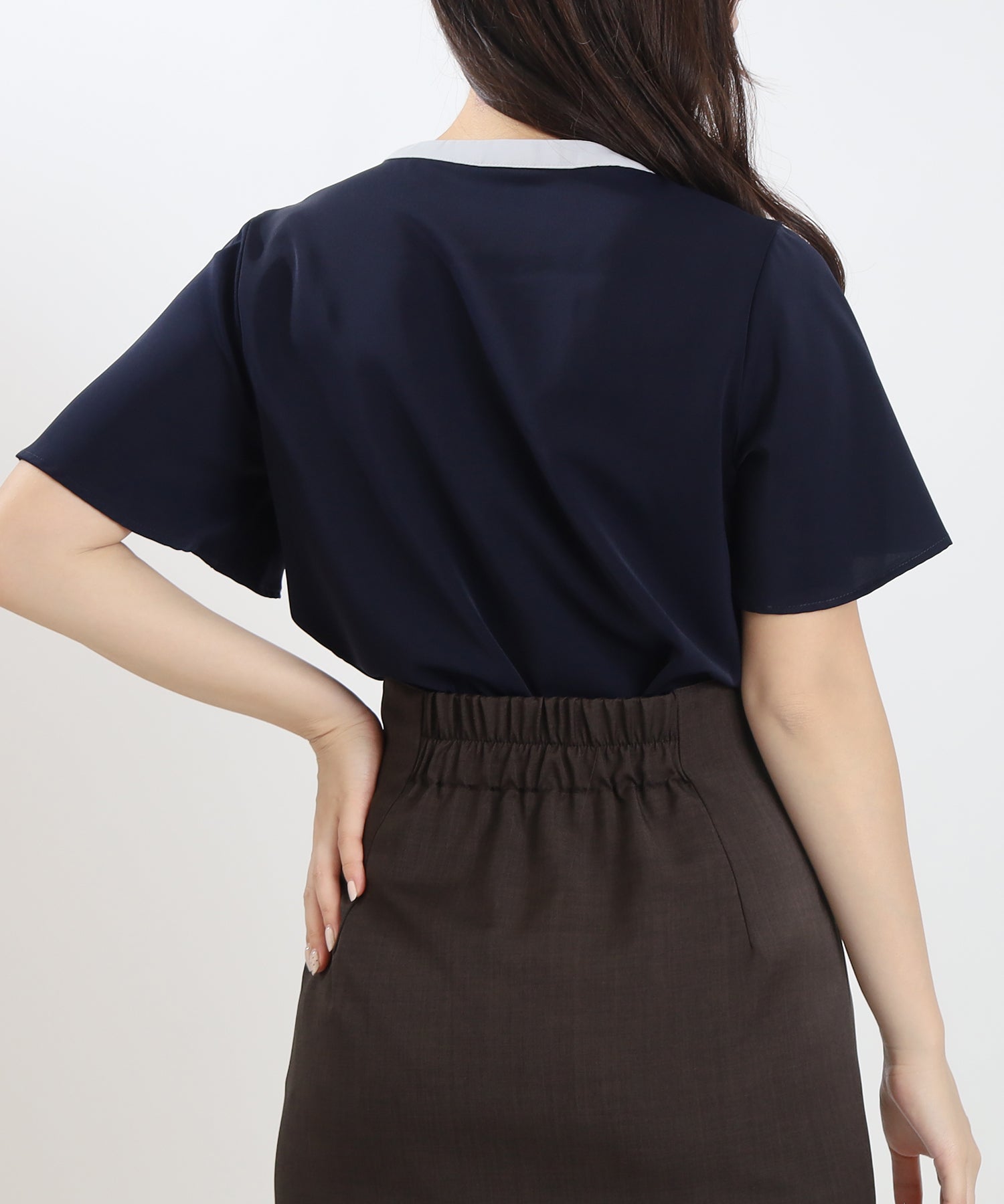 ネイビー　model：160cm　着用サイズ：M
