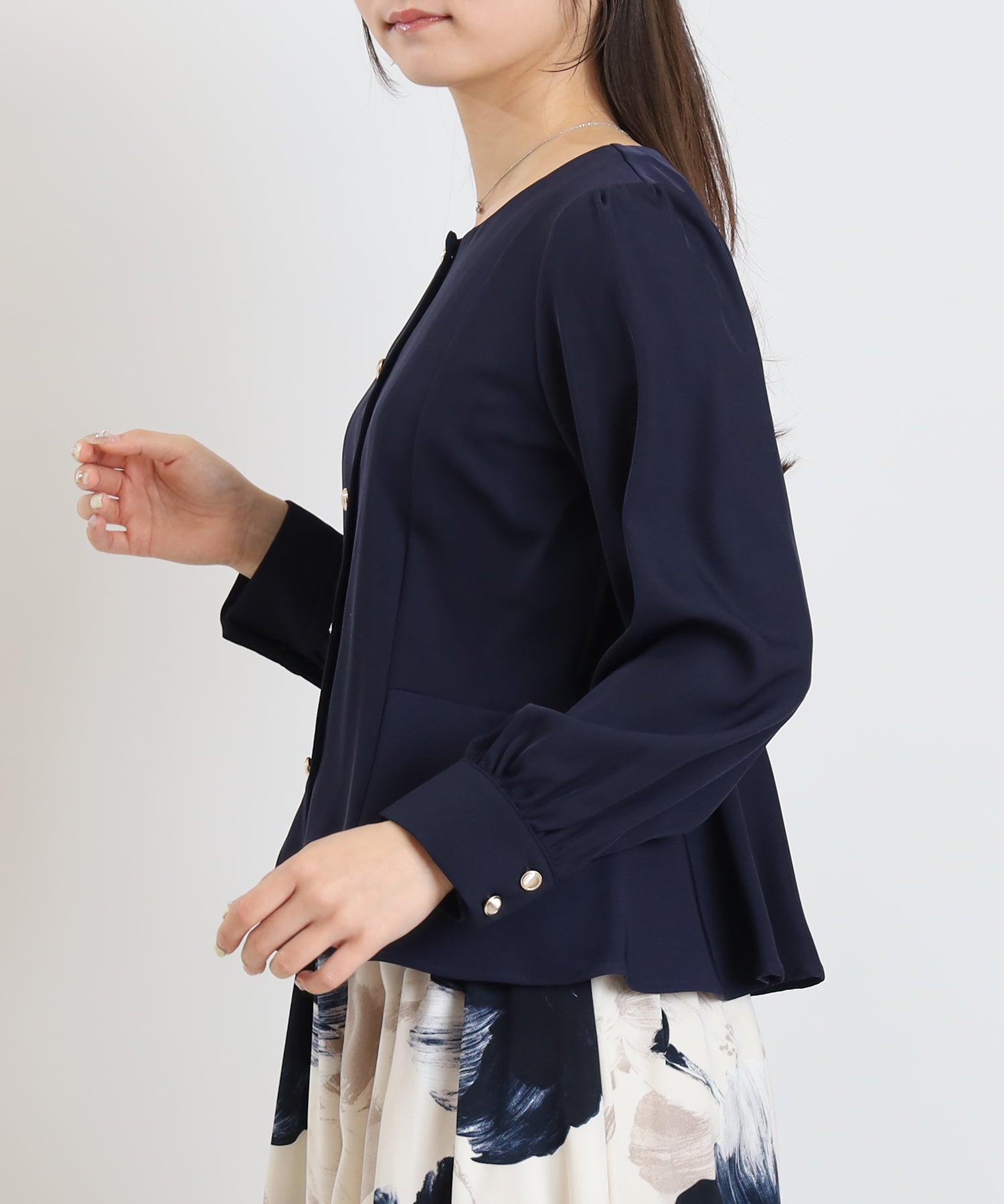 ネイビー　model:160cm   着用サイズ：M