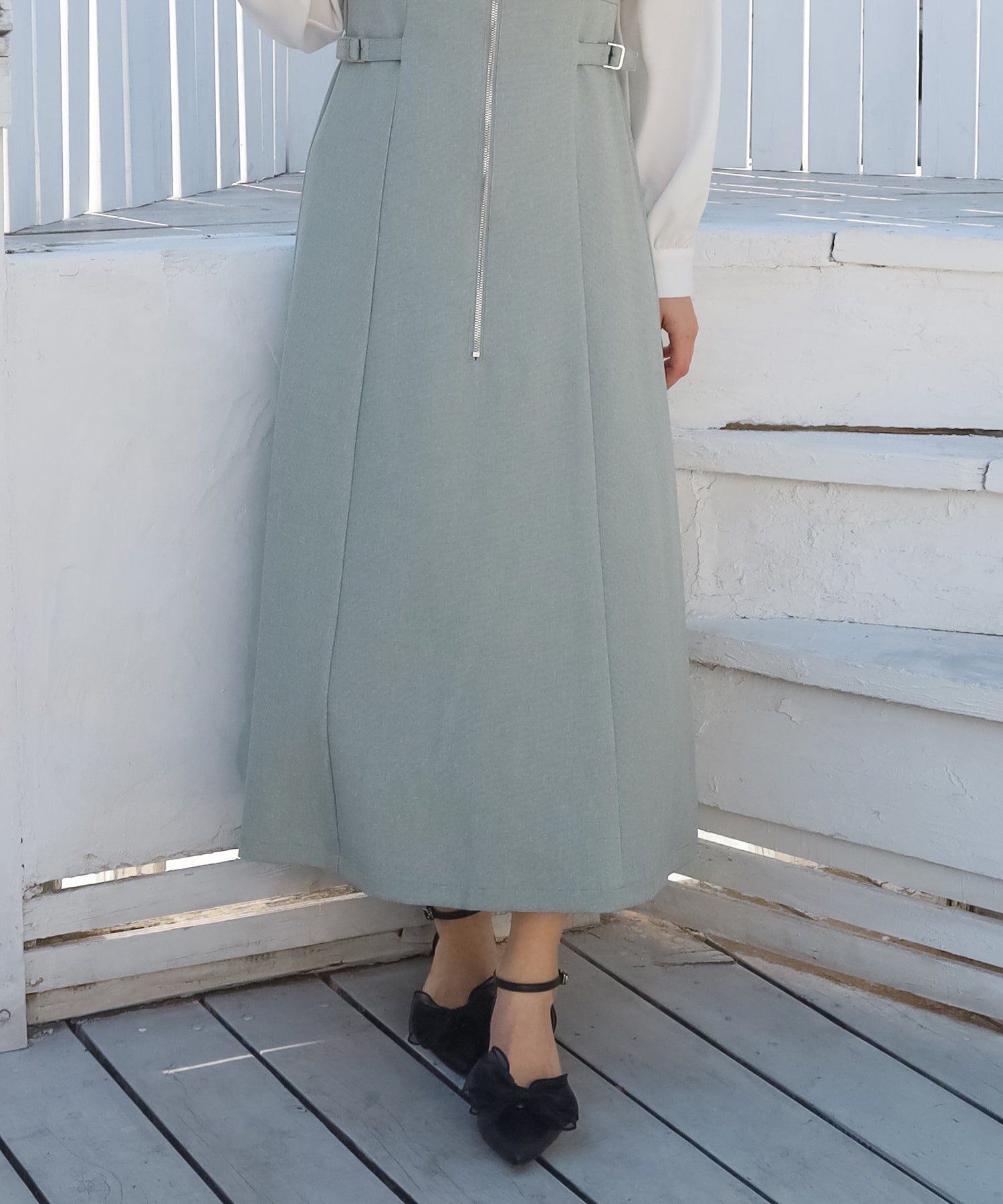 ミント　model:160cm  着用サイズ：M