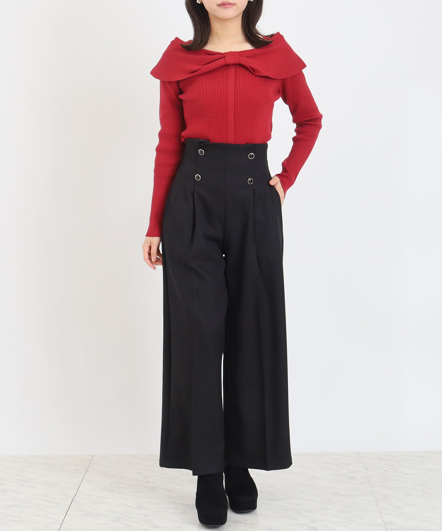 ブラック　model:156cm  着用サイズ：S