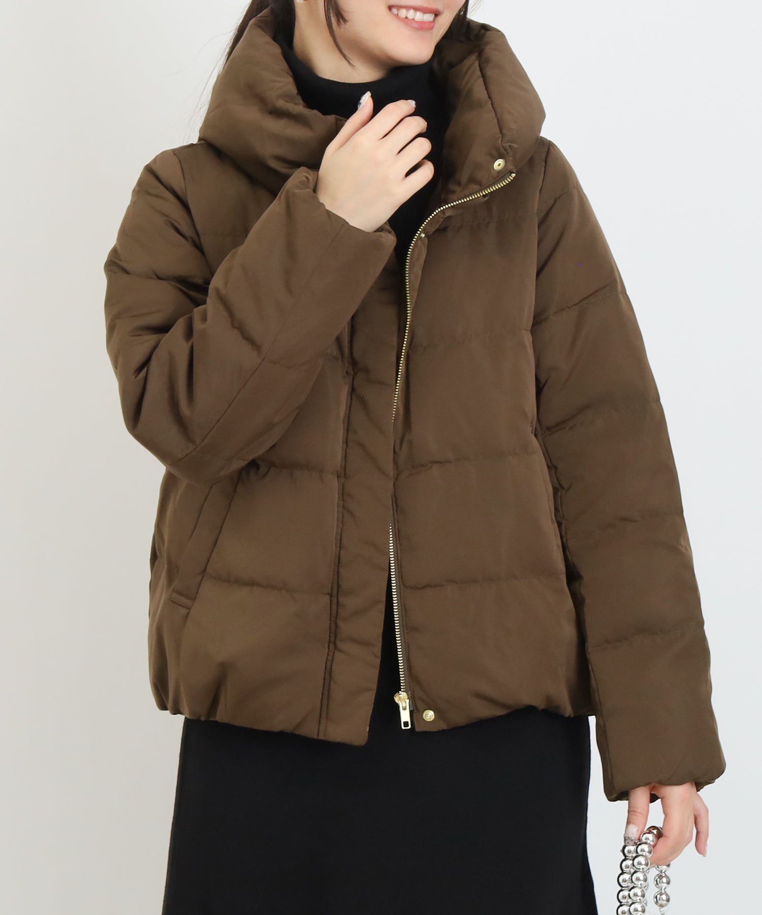 ブラウン　model：160　着用サイズ：M