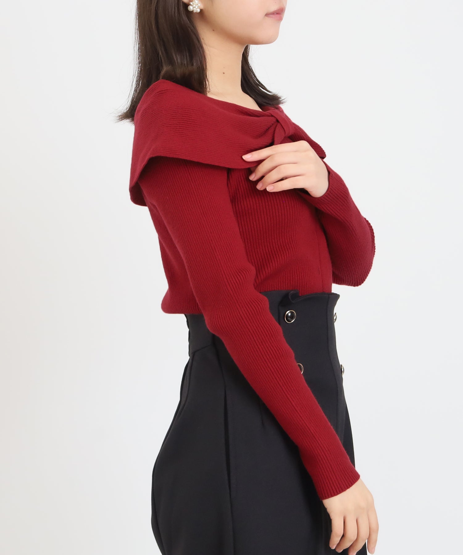 レッド　model：156　着用サイズ：M