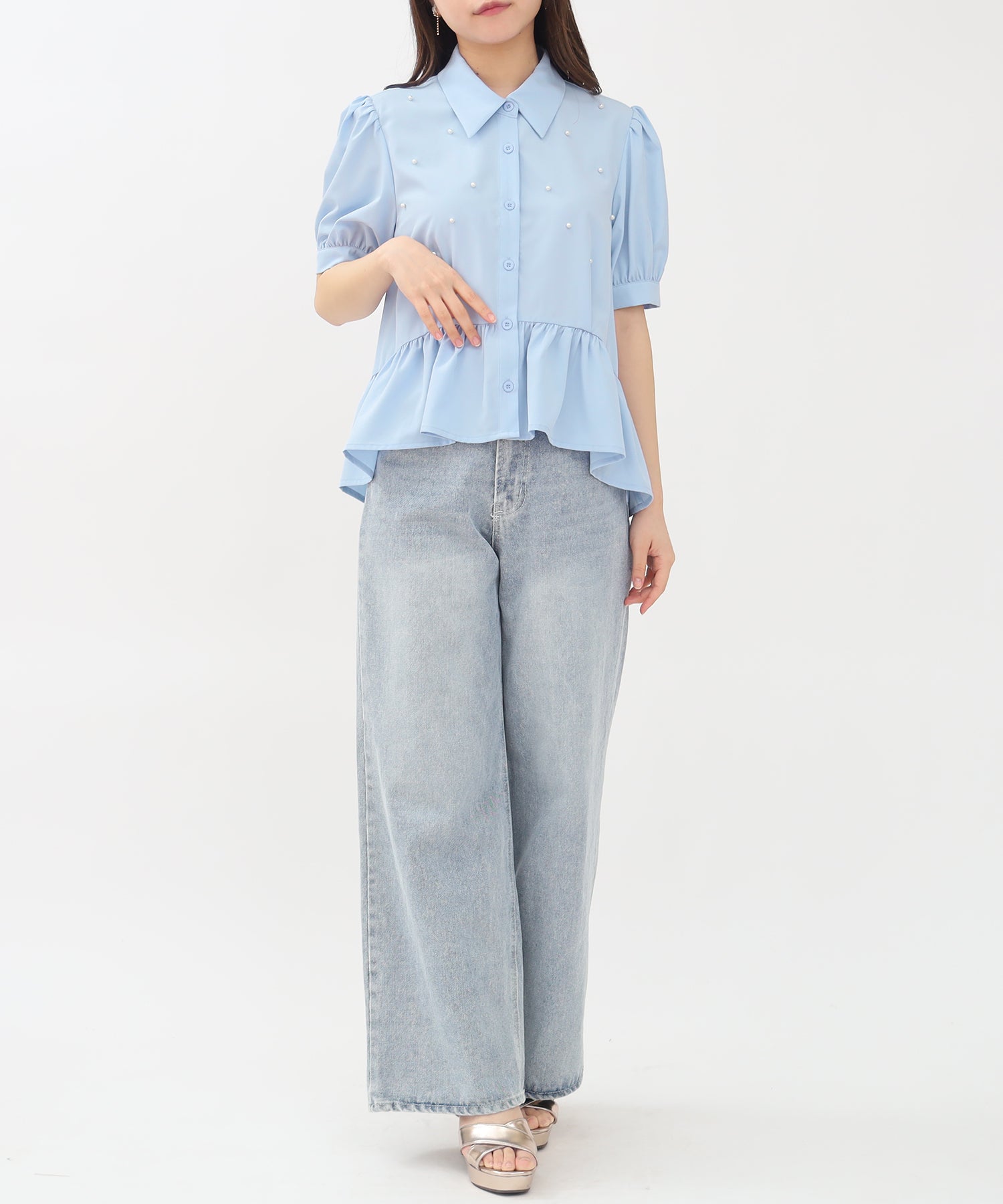 サックス　model:156cm  着用サイズ：M