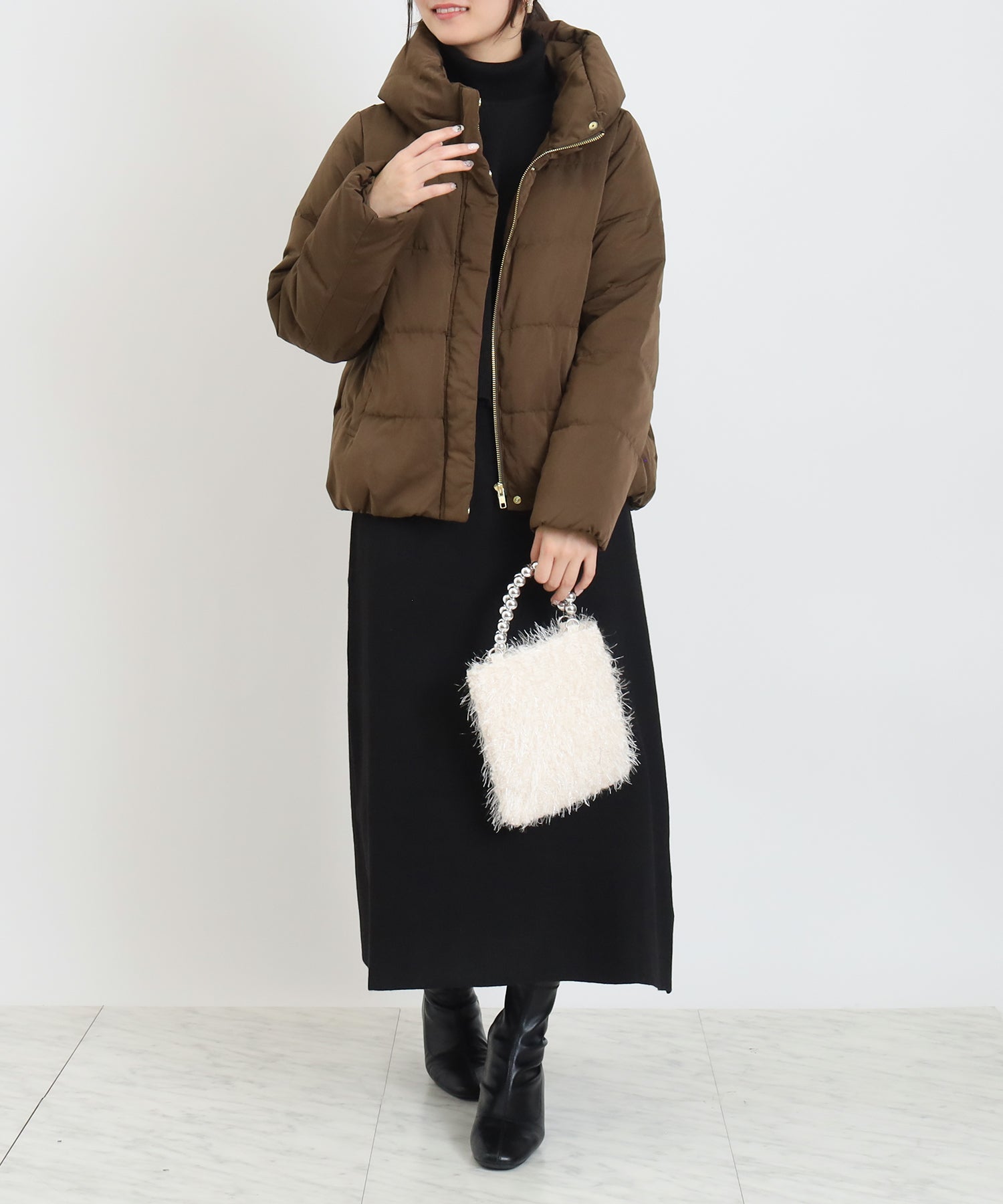 ブラウン　model：160　着用サイズ：M