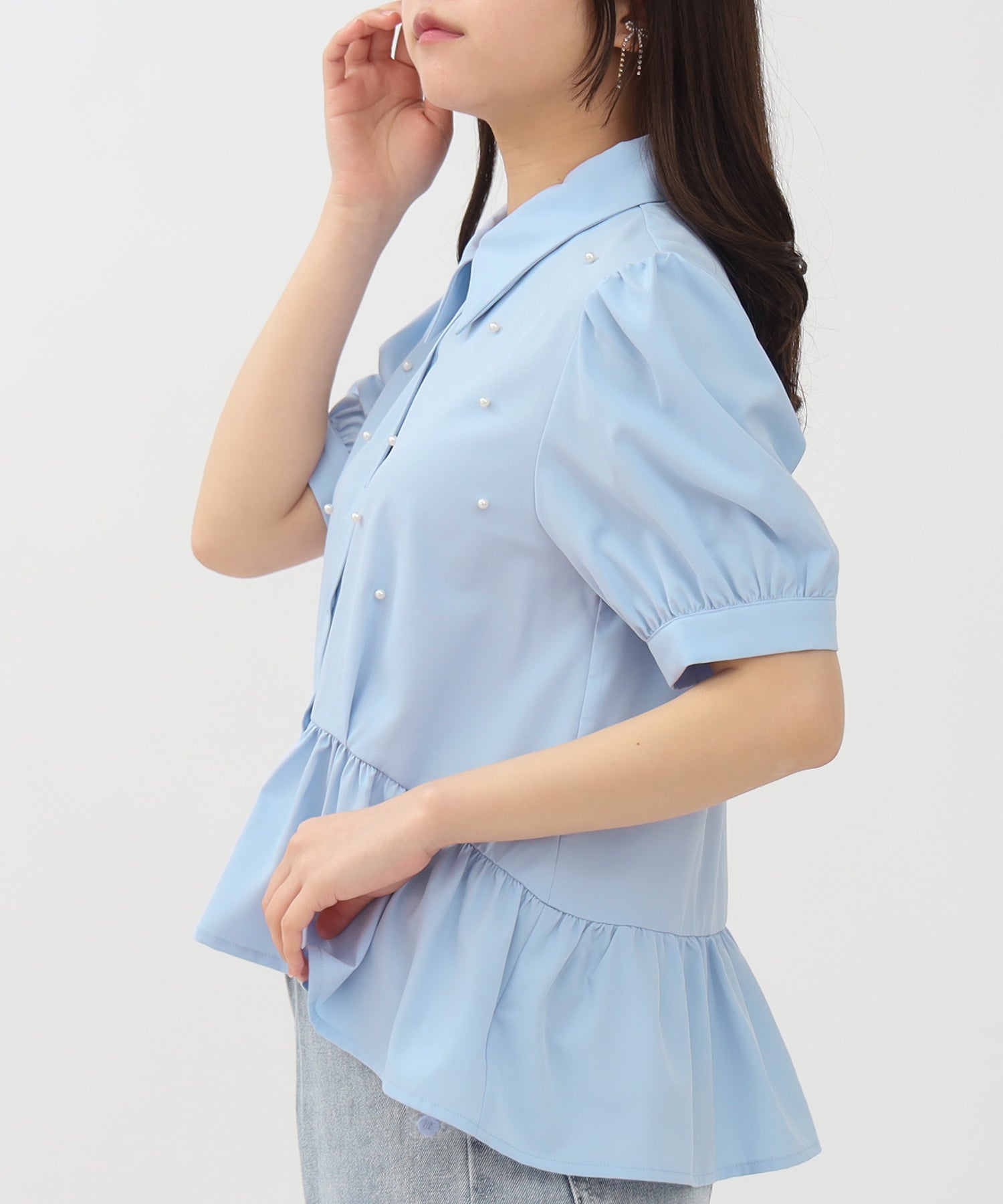 サックス　model:156cm  着用サイズ：M