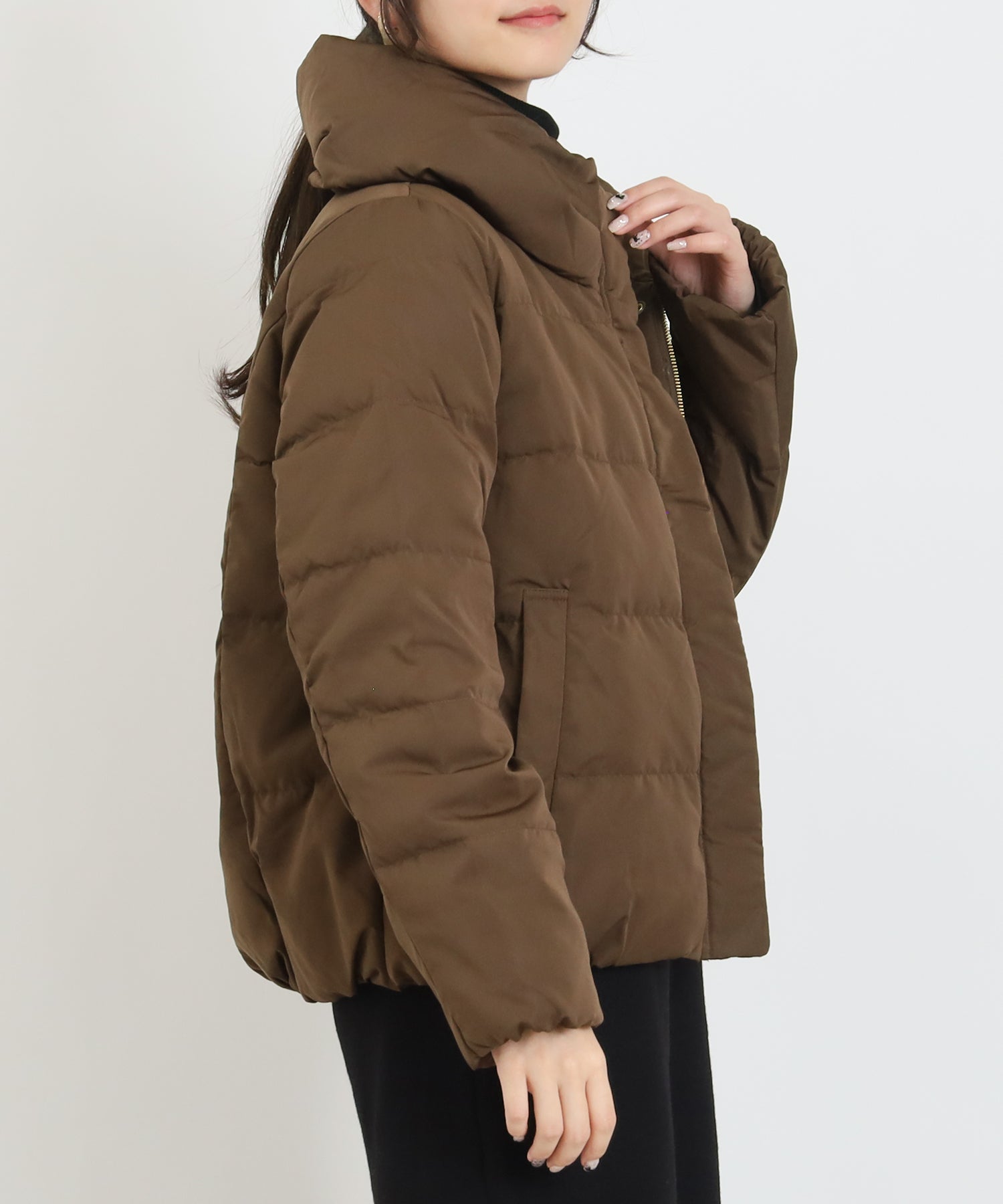 ブラウン　model：160　着用サイズ：M