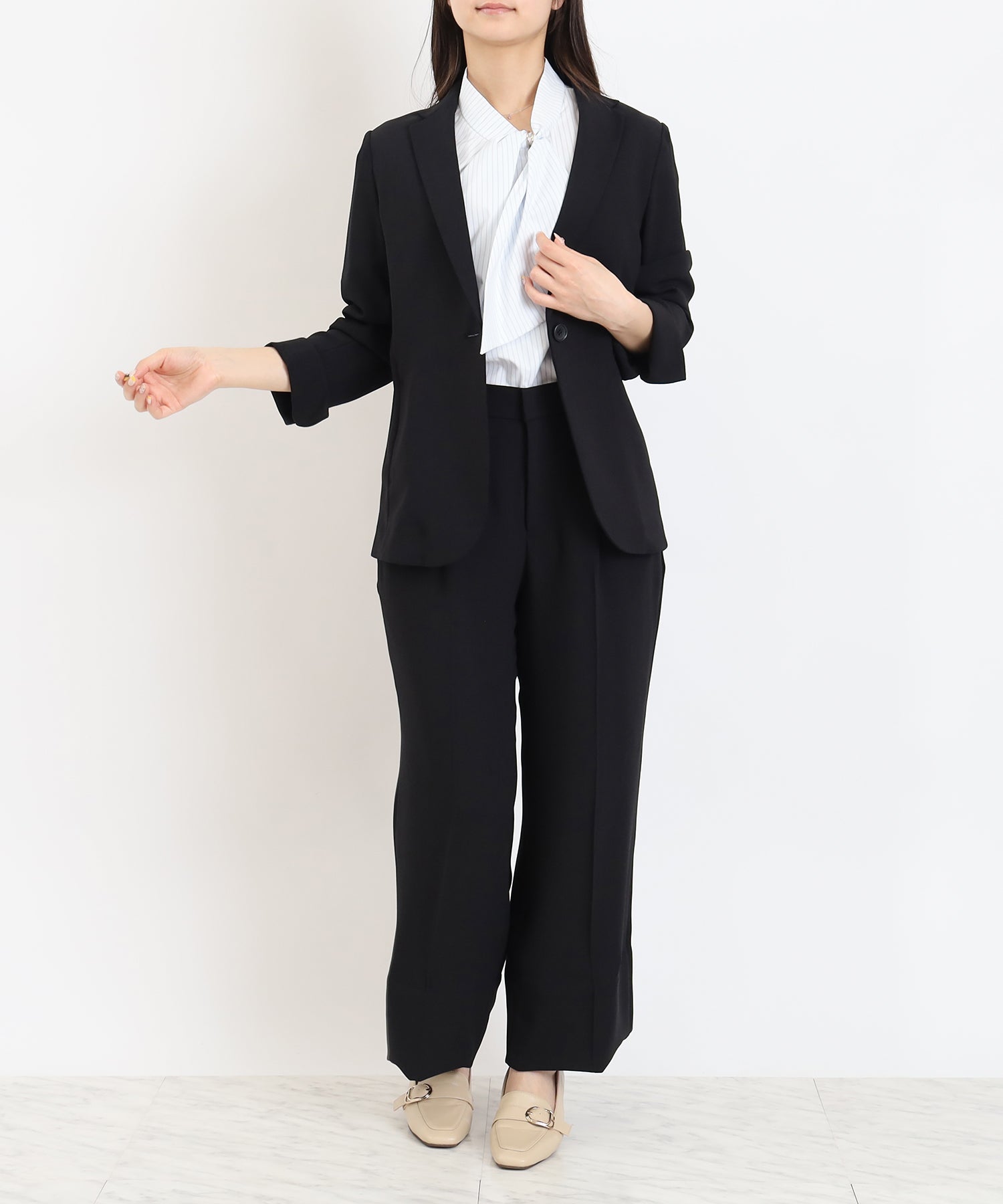 ブラック　model:160cm  着用サイズ：M