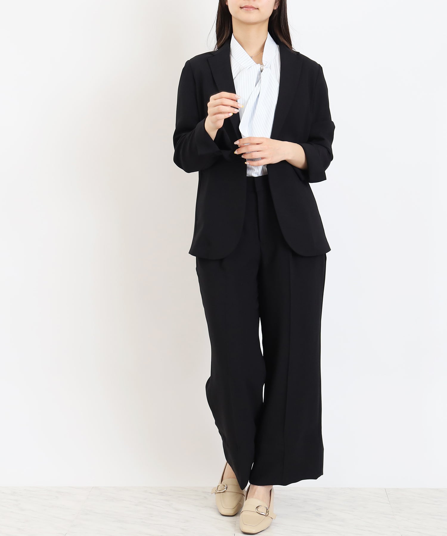 ブラック　model:160cm  着用サイズ：M