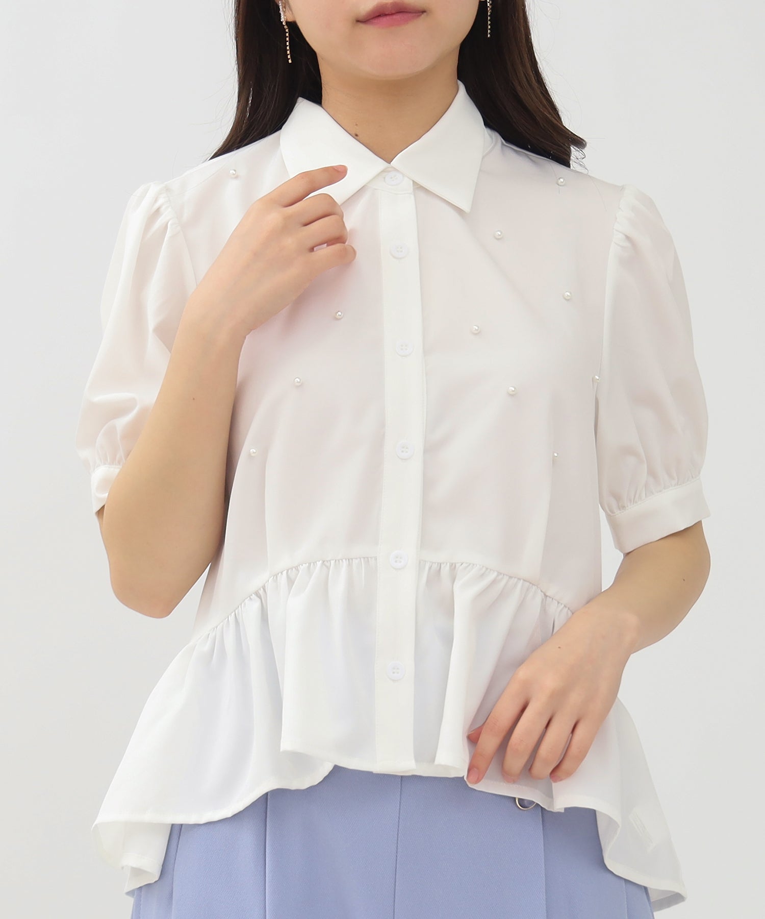 ホワイト　model:156cm  着用サイズ：M