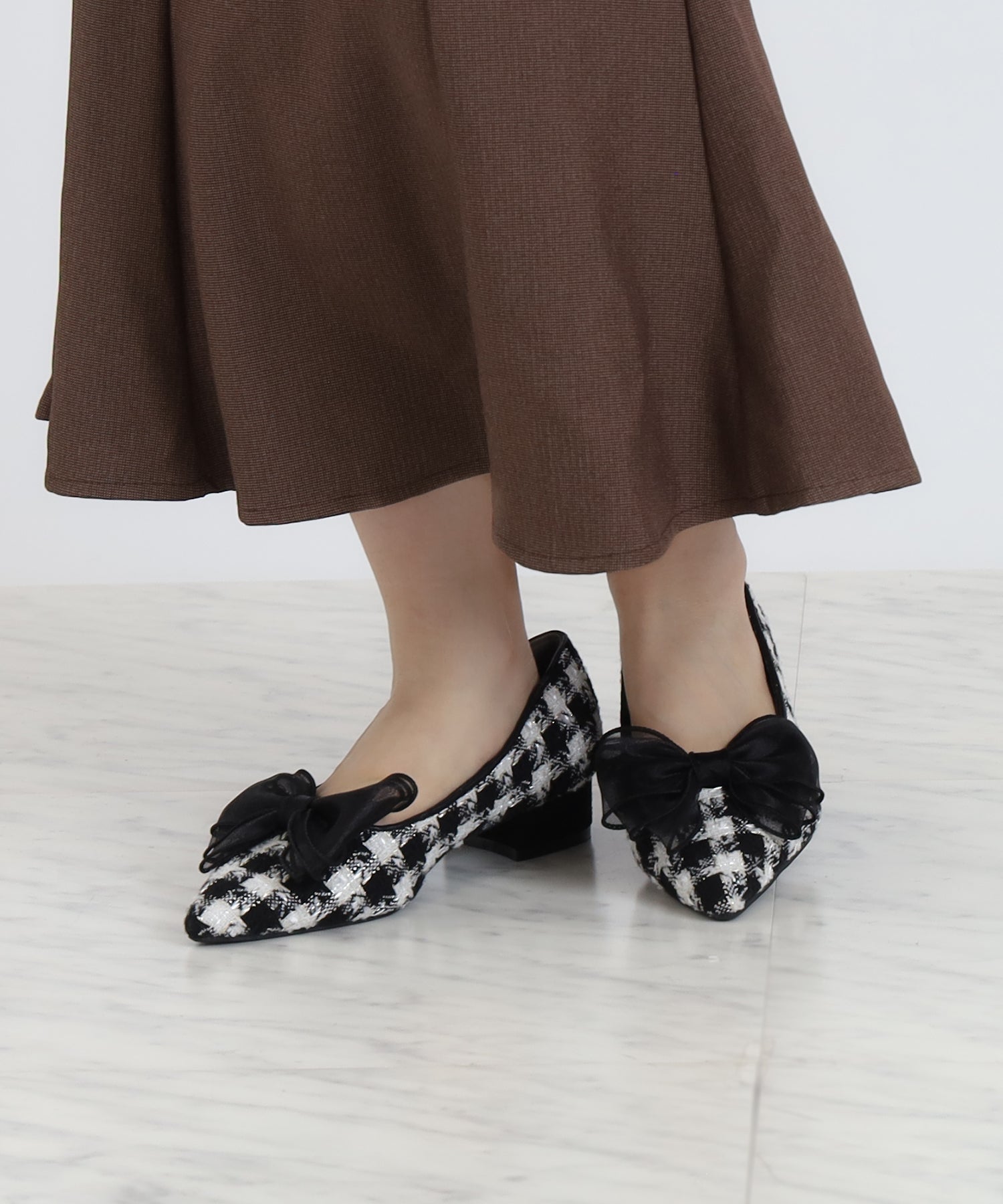 ホワイト×ブラック