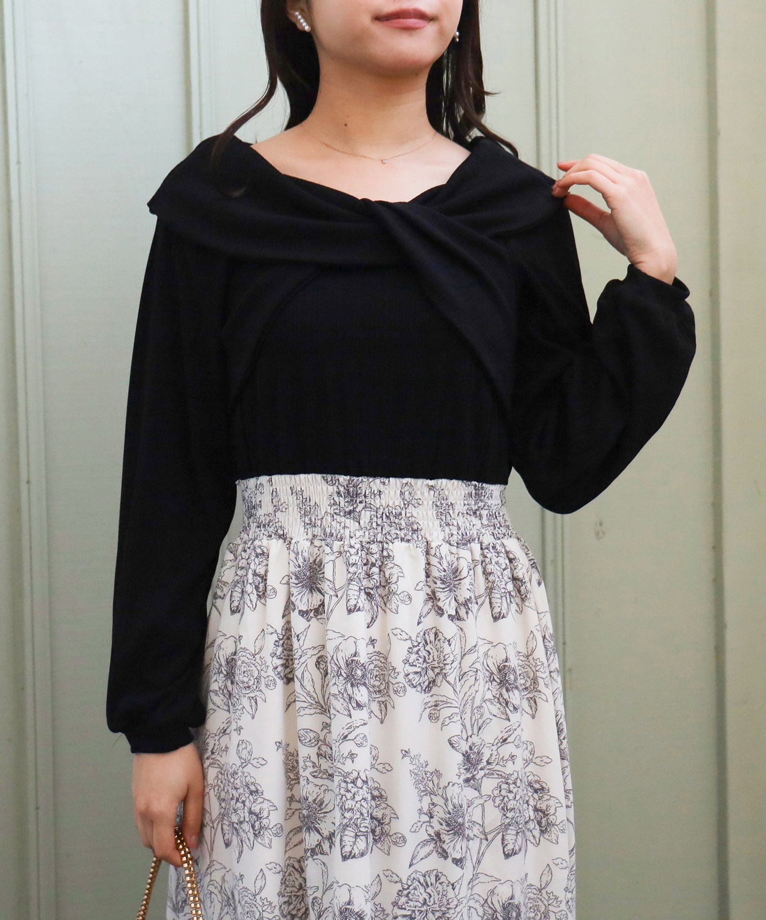 ブラック　model:156cm  着用サイズ：M