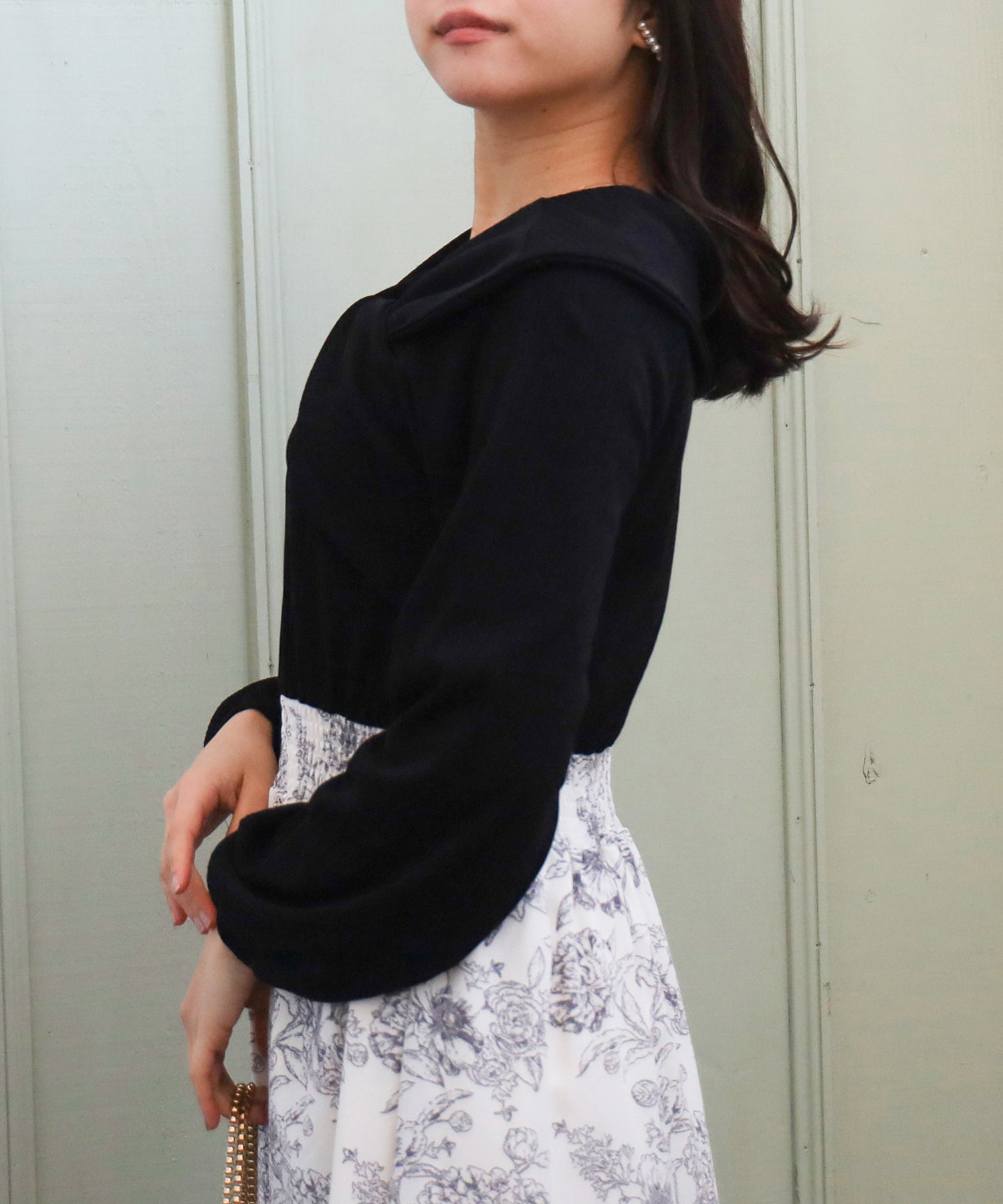 ブラック　model:156cm  着用サイズ：M