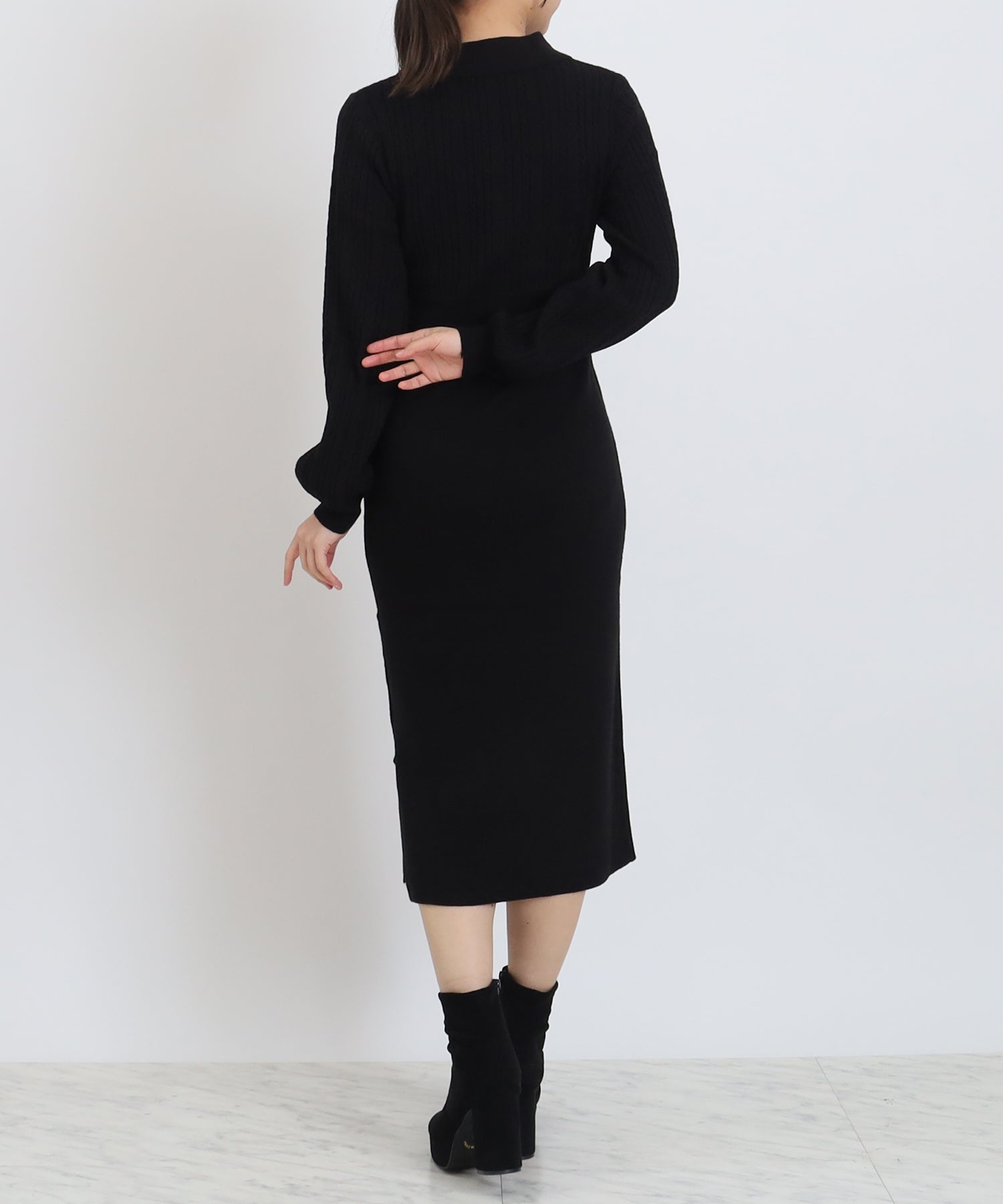 ブラック　model:156cm  着用サイズ：M