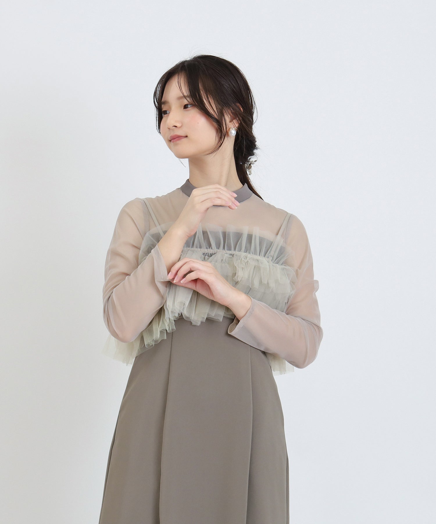 オリーブ　model：160　着用サイズ：S