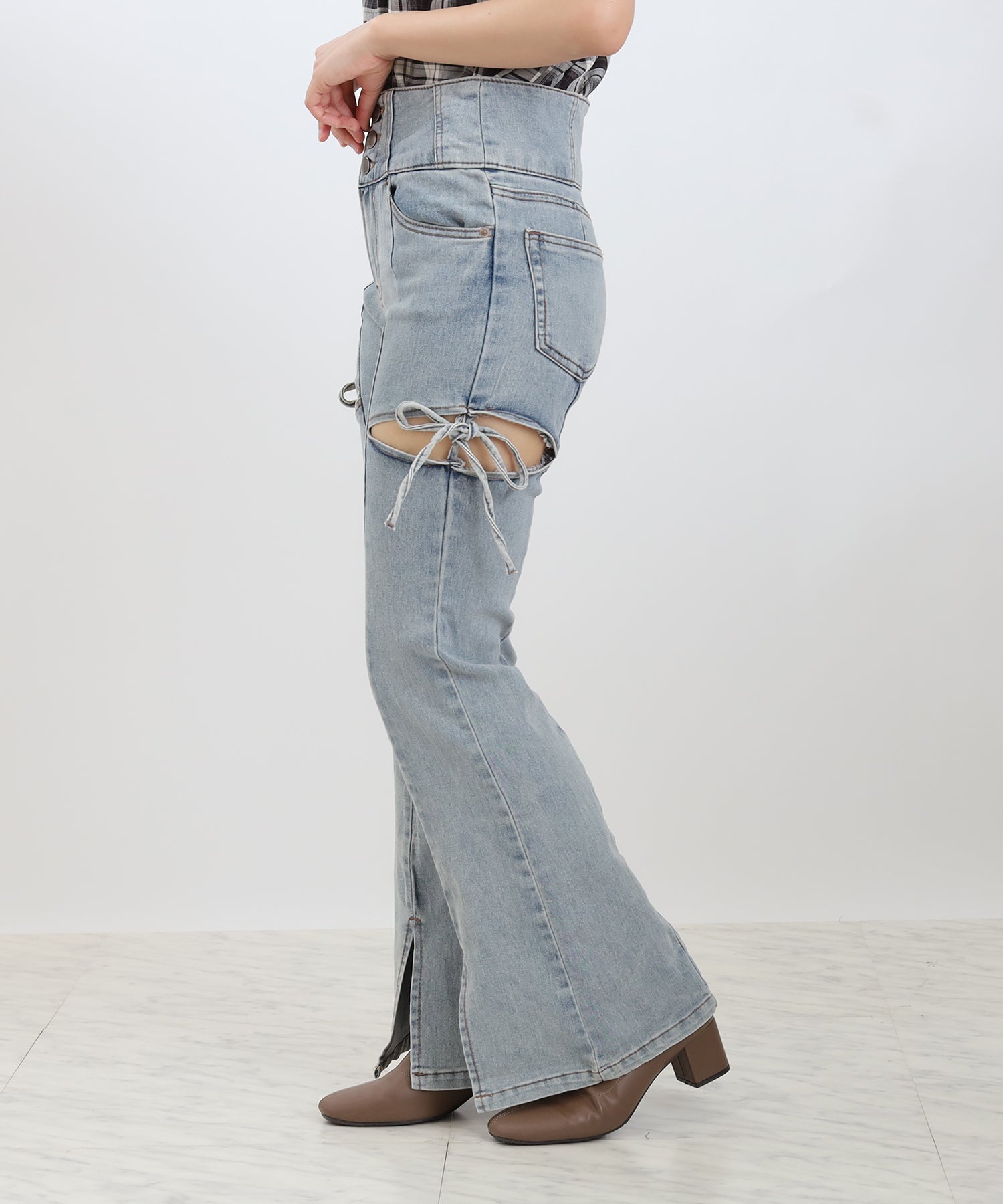 インディゴブルー　model：156　着用サイズ：S