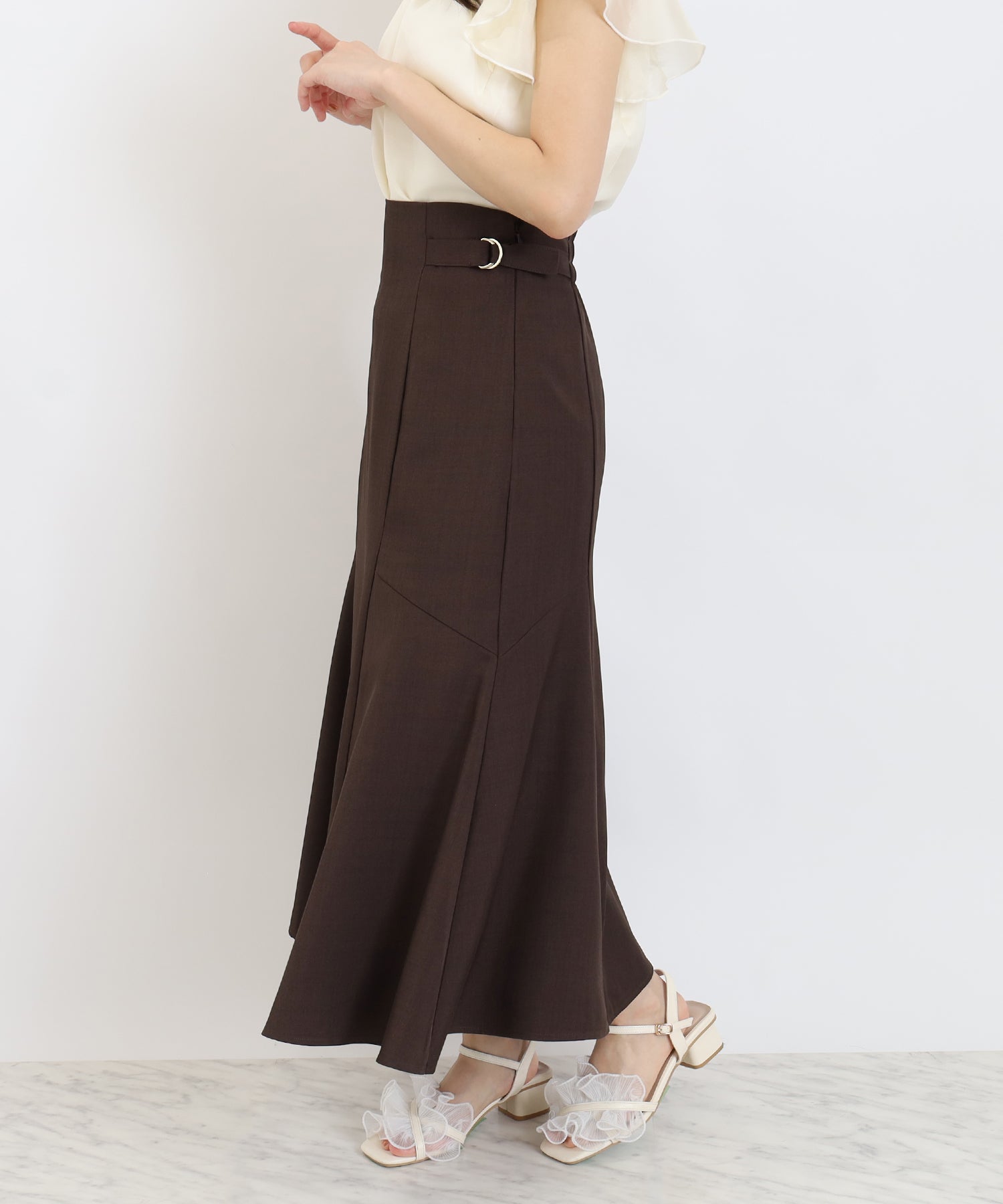 ブラウン　model:156cm  着用サイズ：S