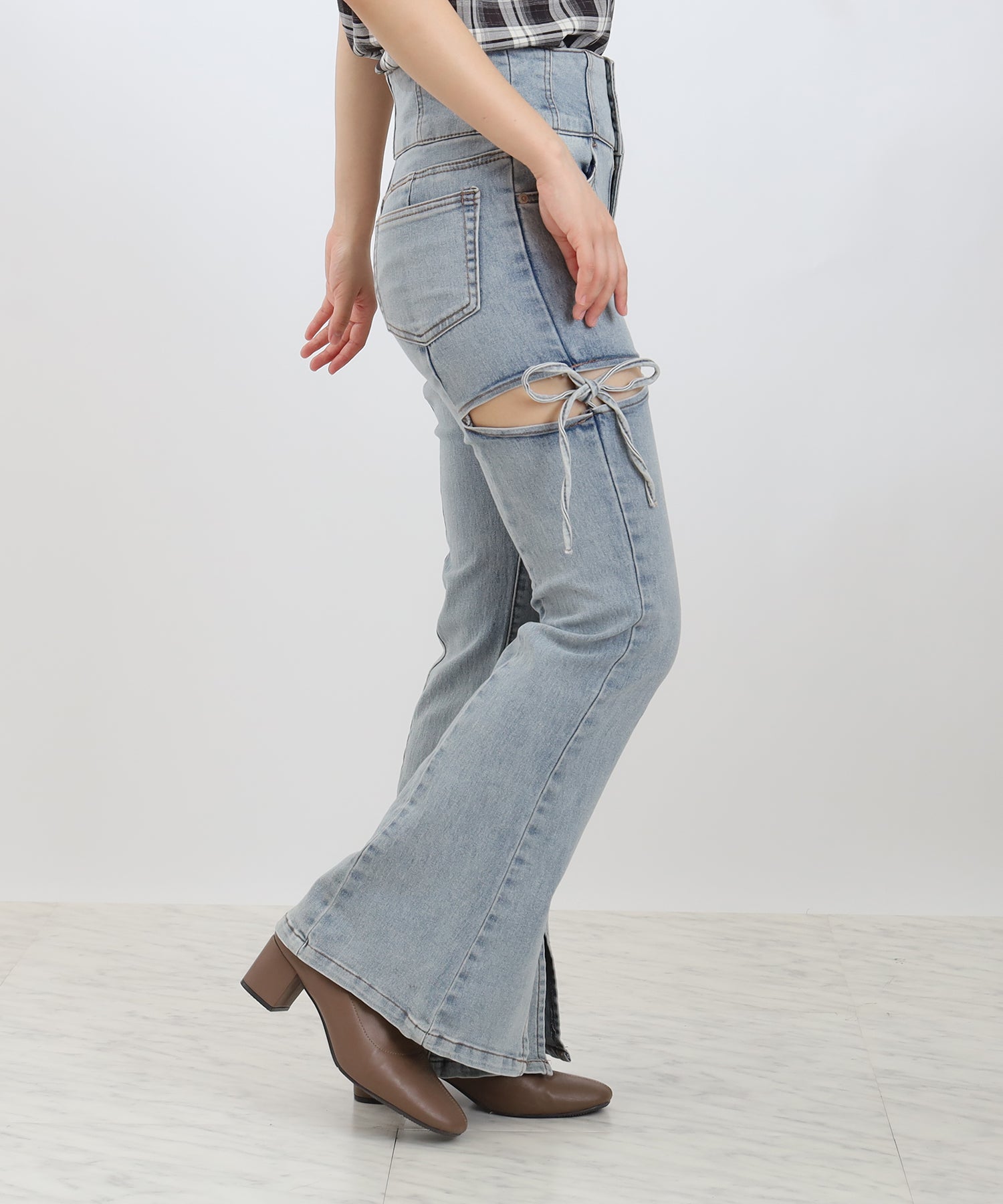 インディゴブルー　model：156　着用サイズ：S