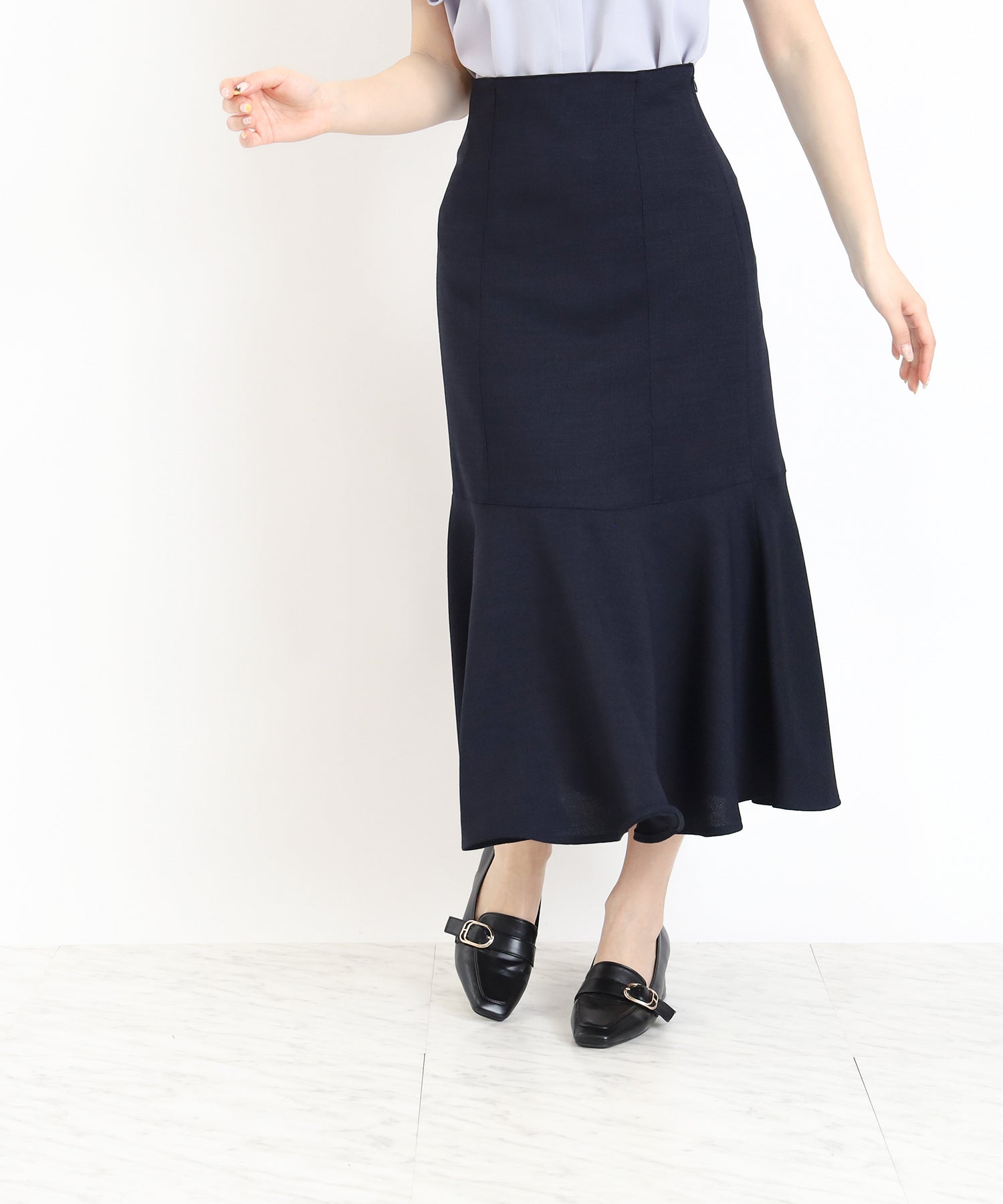ネイビー　model：160　着用サイズ：S