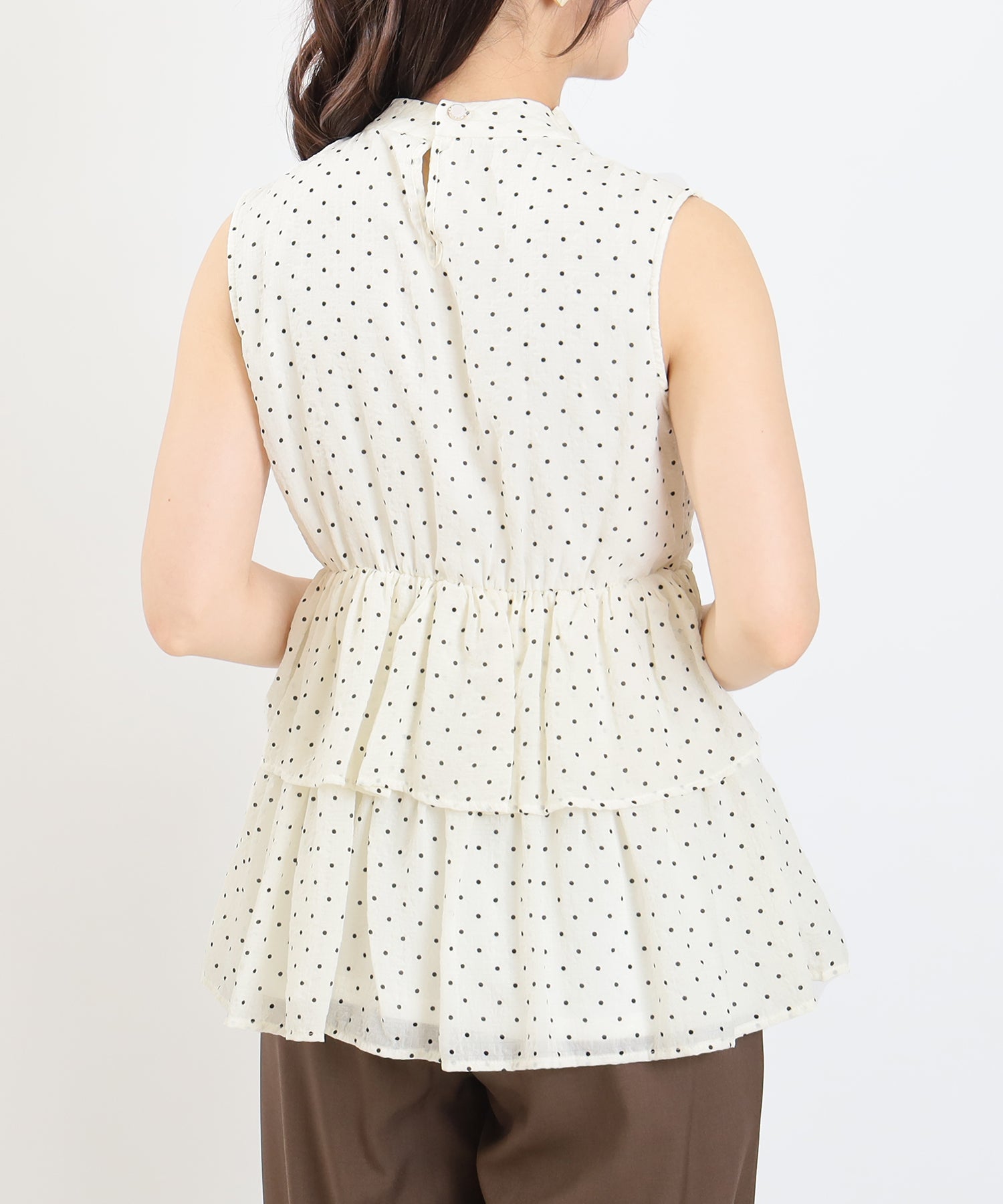 ホワイト×ブラック　model:160cm  着用サイズ：M