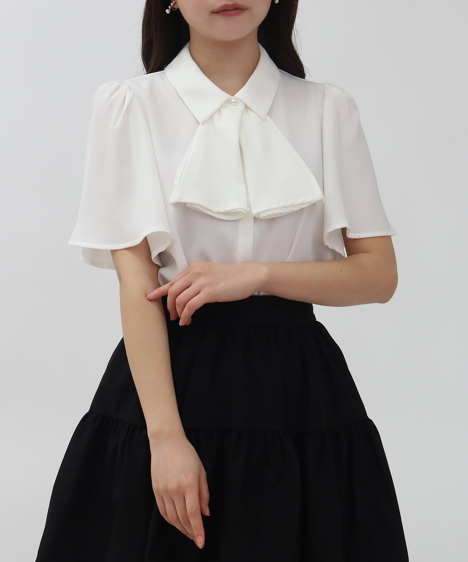 ホワイト　model：156　着用サイズ：S