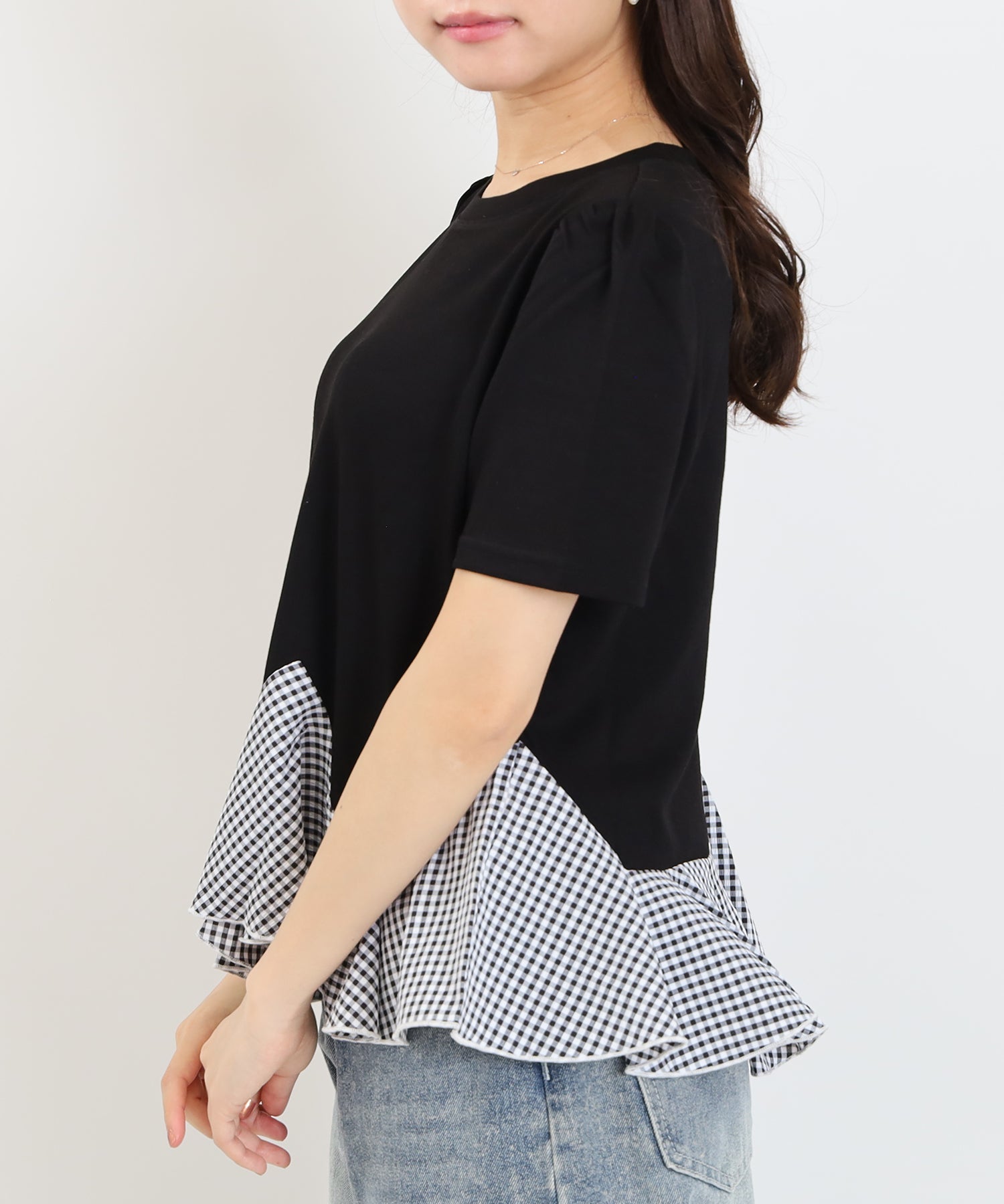 ブラック　model:156cm  着用サイズ：：L