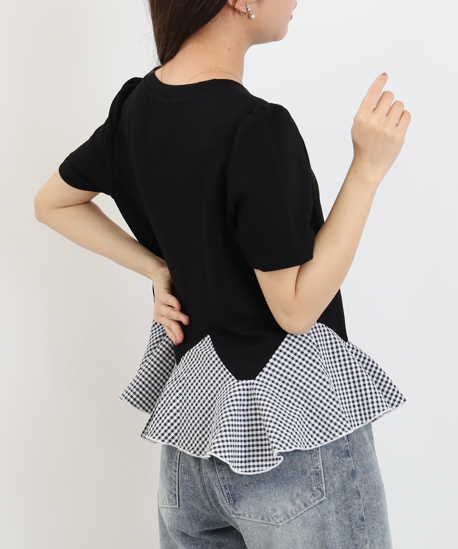 ブラック　model:156cm  着用サイズ：：L