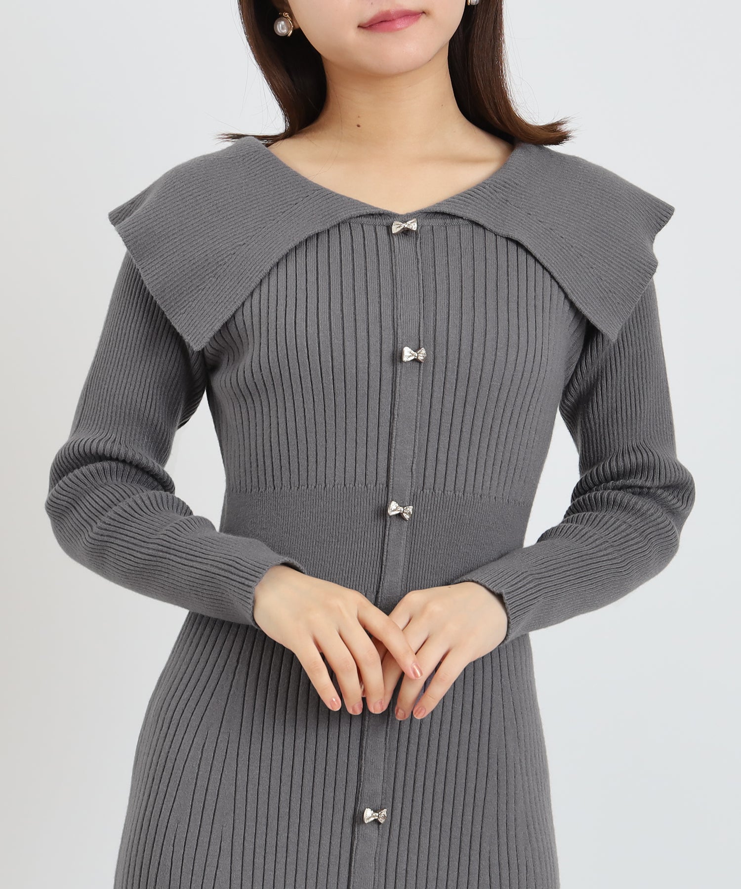 チャコール　model：156　着用サイズ：M