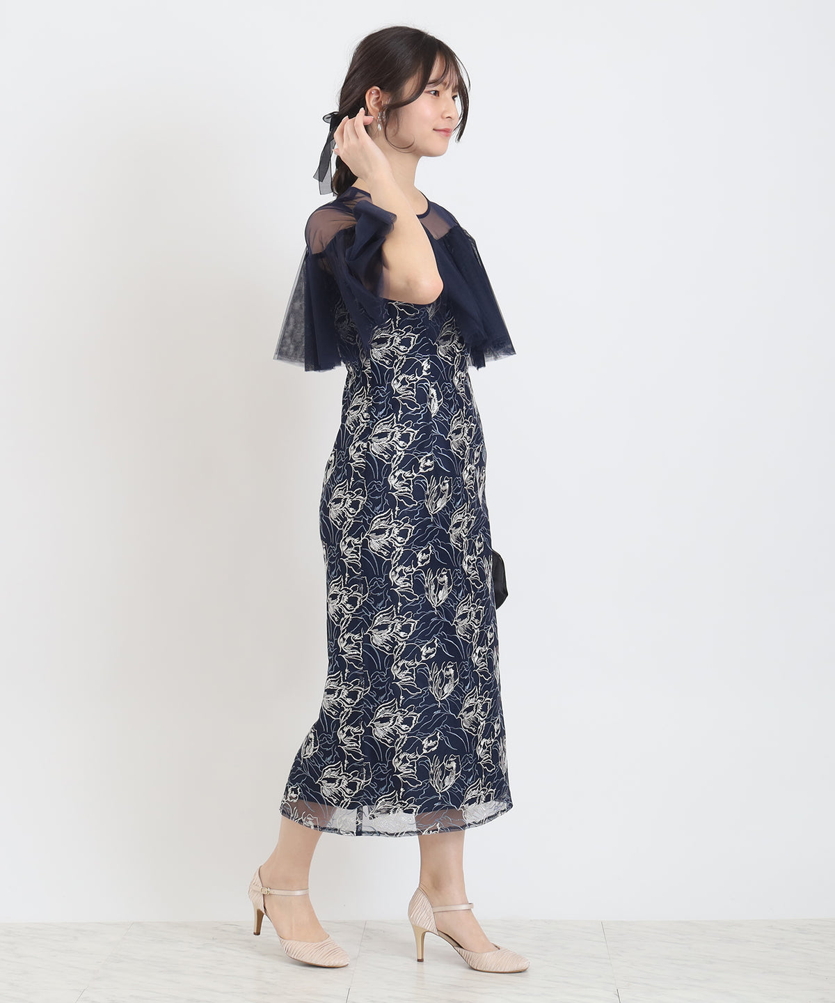 ネイビー　model：160　着用サイズ：M