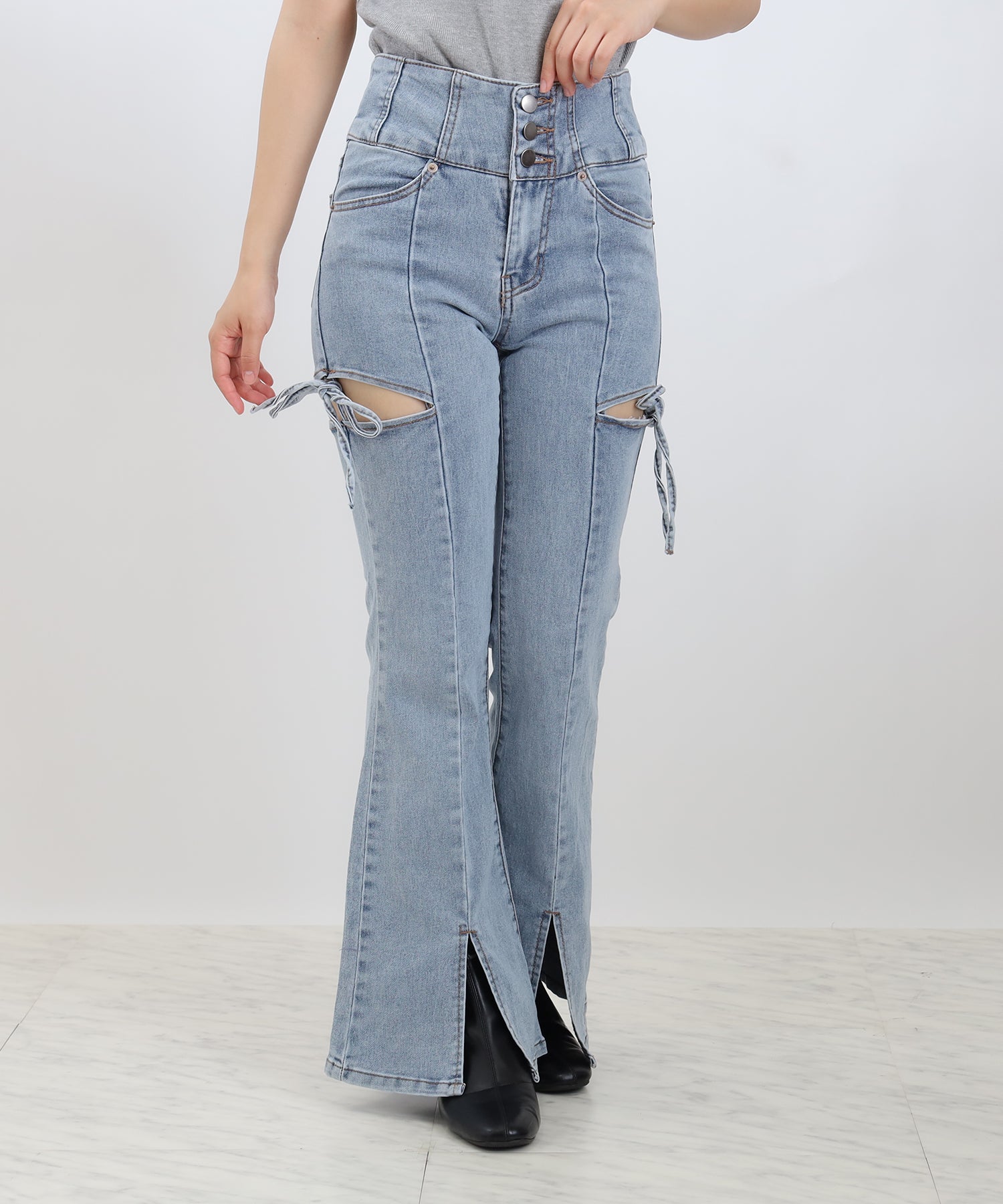 ブルー　model：156　着用サイズ：S