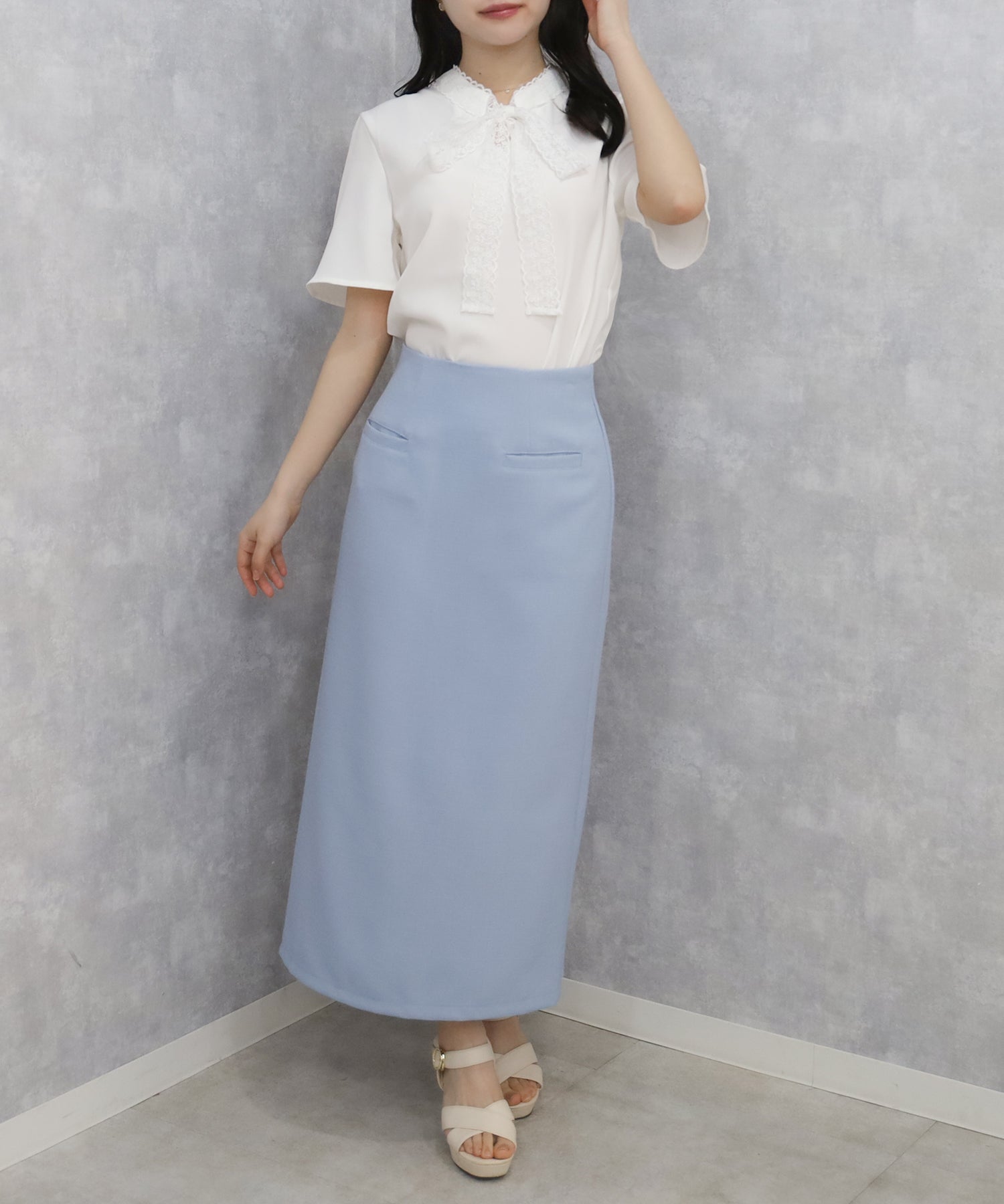 ホワイト　model：156　着用サイズ：M