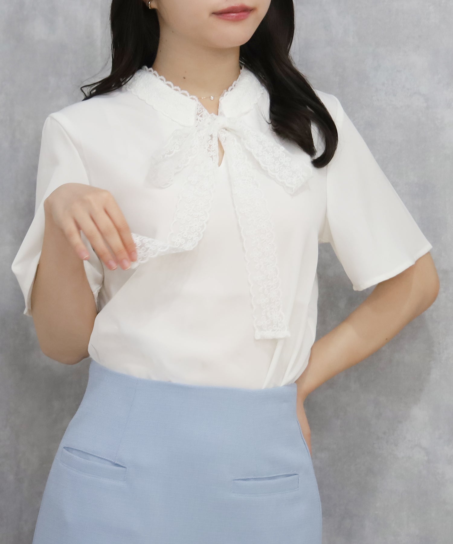 ホワイト　model：156　着用サイズ：M