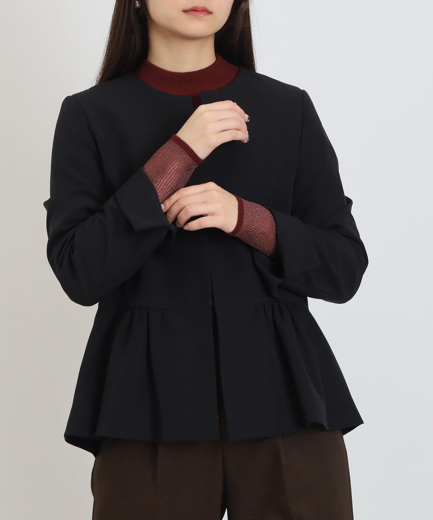 ブラック　model：160　着用サイズ：M