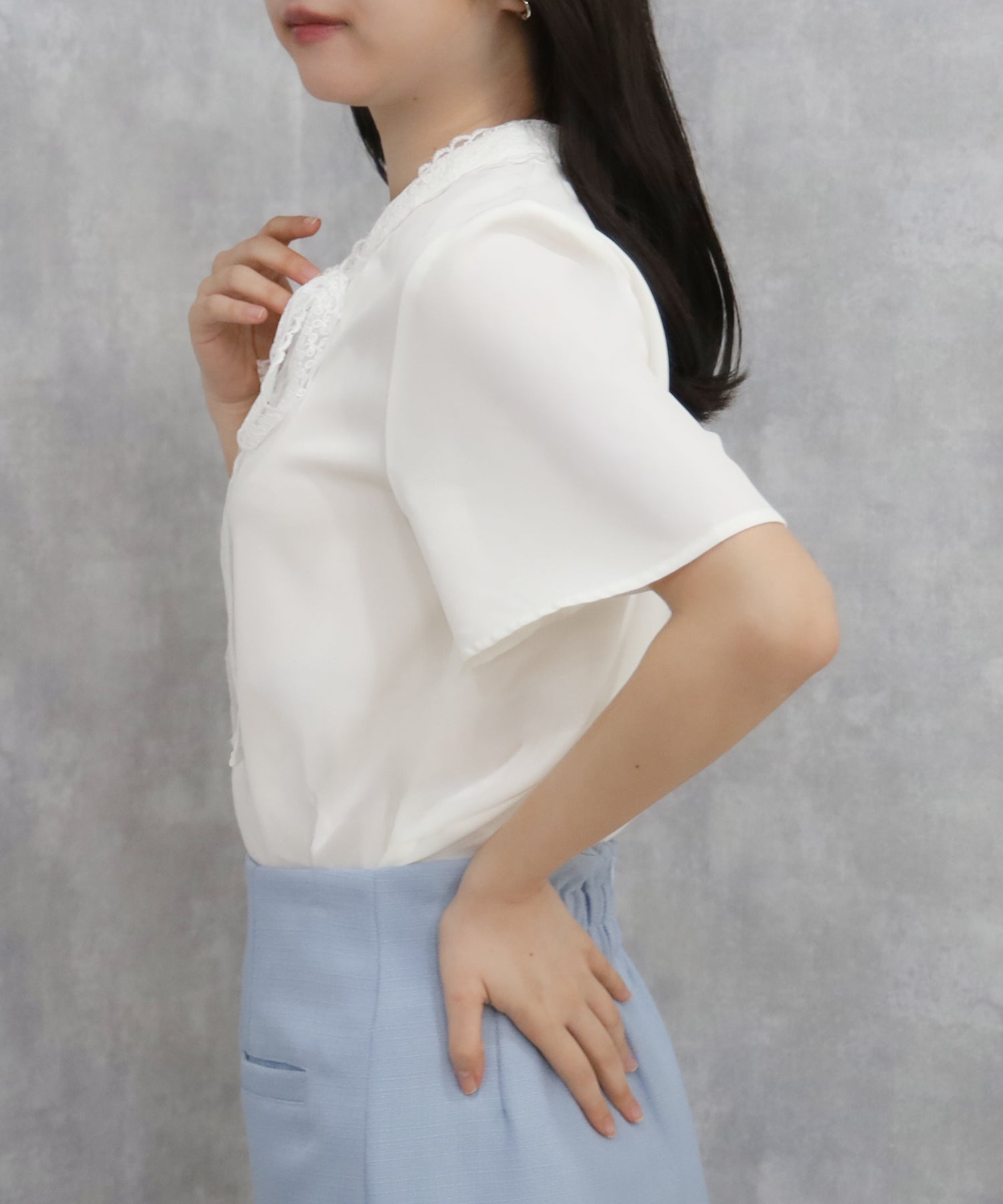 ホワイト　model：156　着用サイズ：M