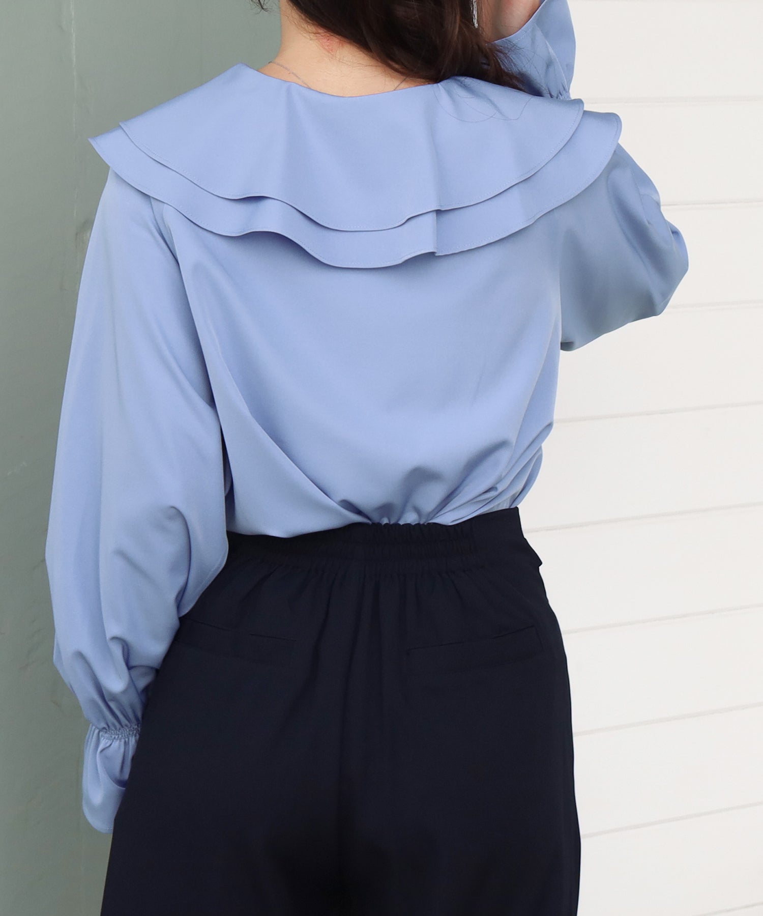 ブルー　model：160　着用サイズ：M