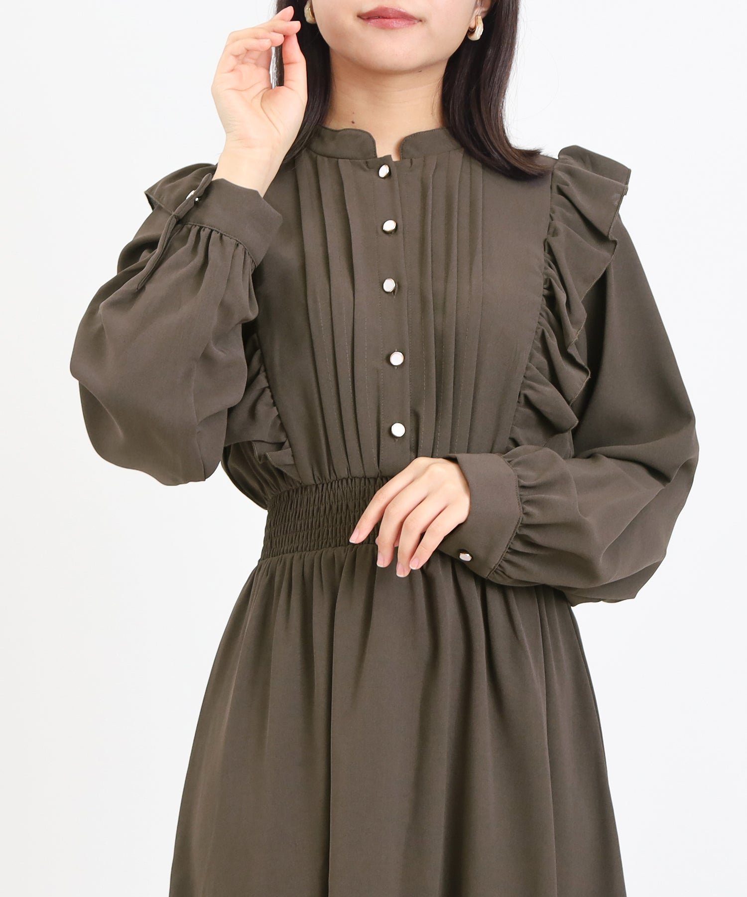 ブラウン　model：156　着用サイズ：M