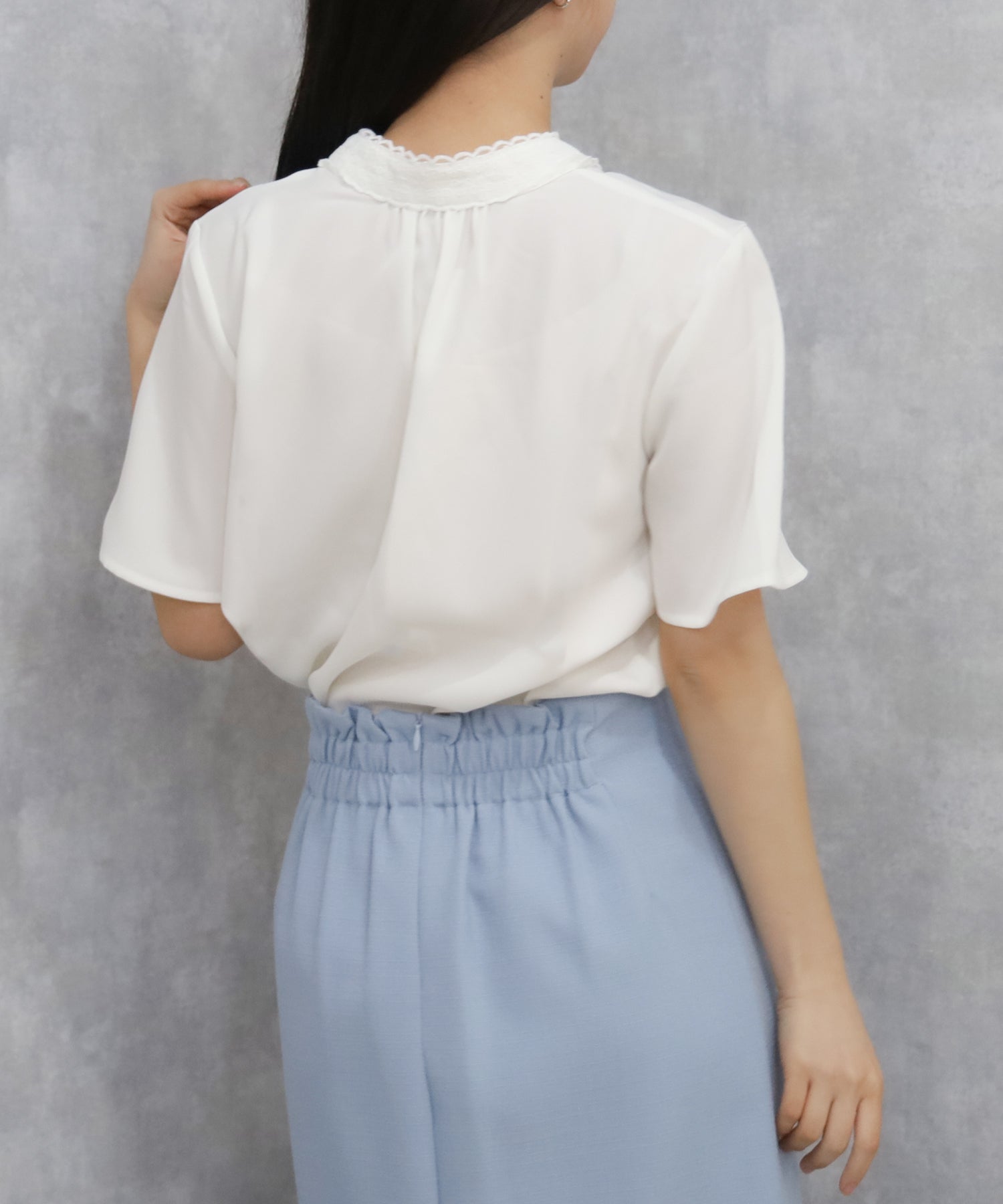 ホワイト　model：156　着用サイズ：M