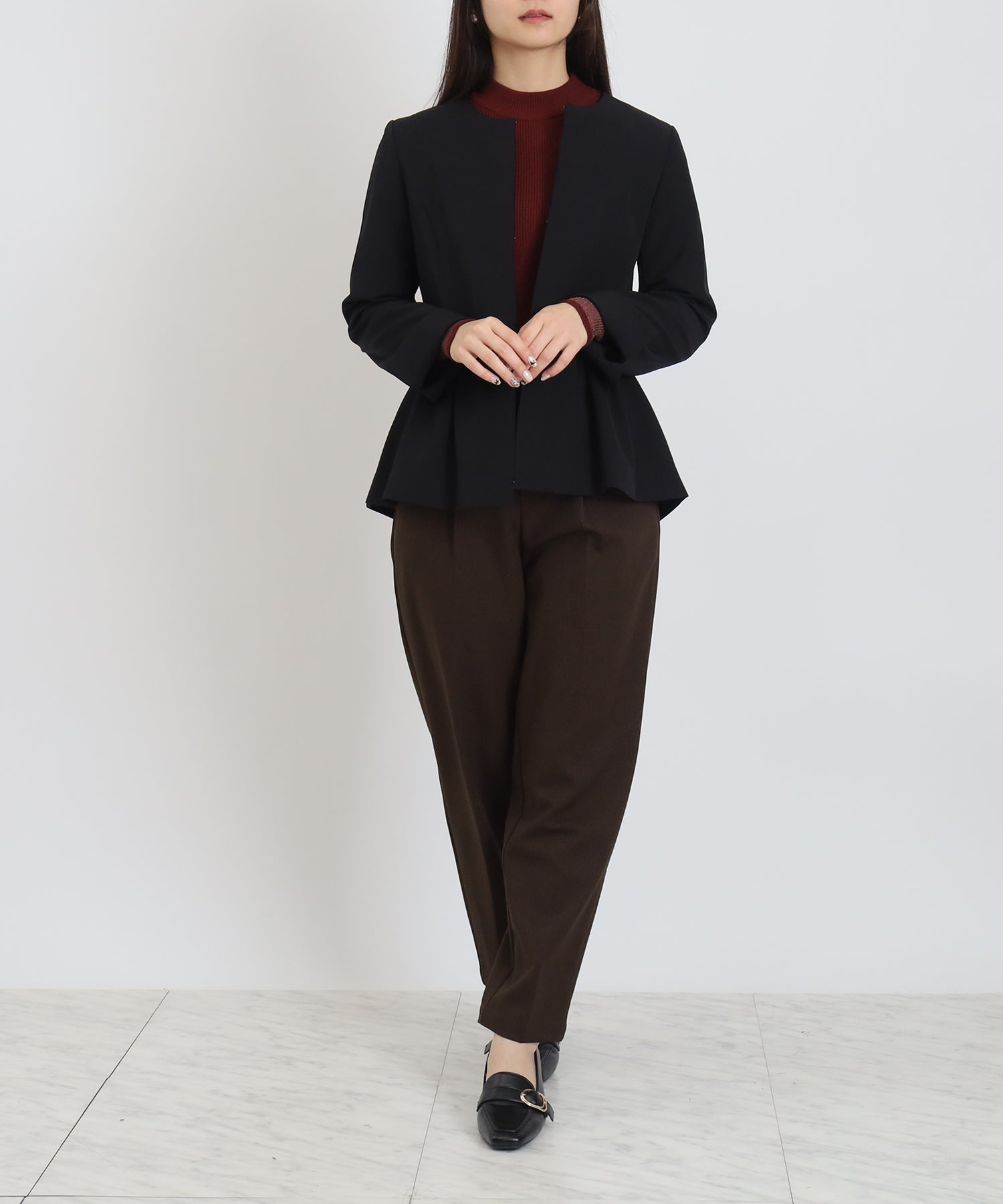 ブラック　model：160　着用サイズ：M