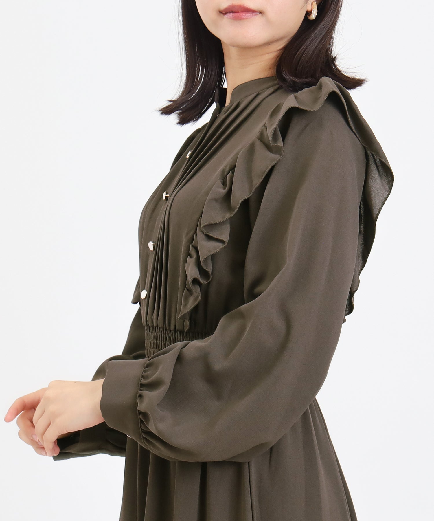 ブラウン　model：156　着用サイズ：M
