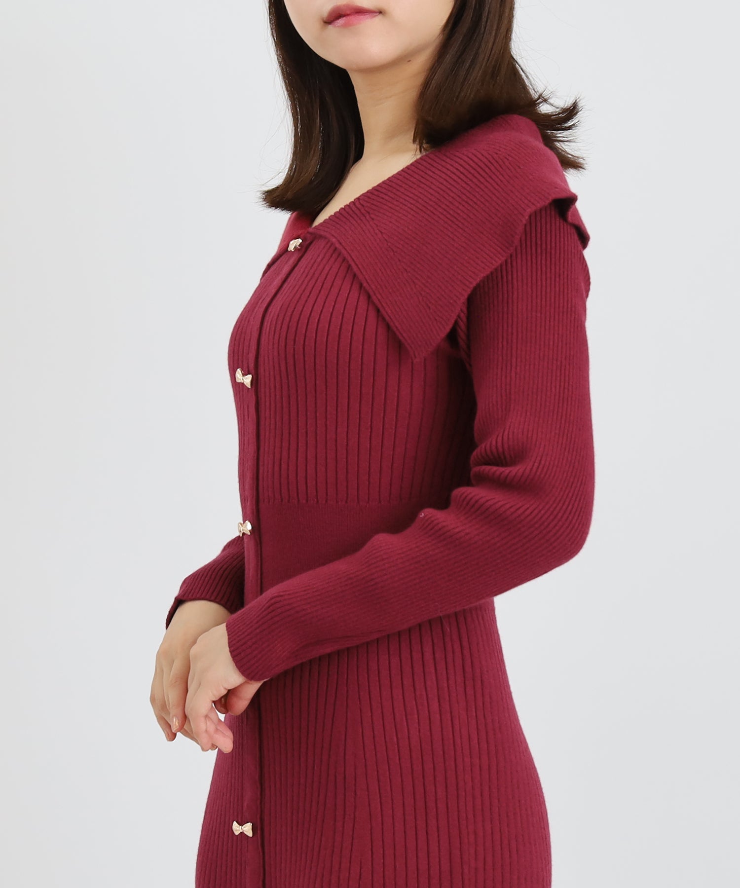 ワイン　model：156　着用サイズ：M