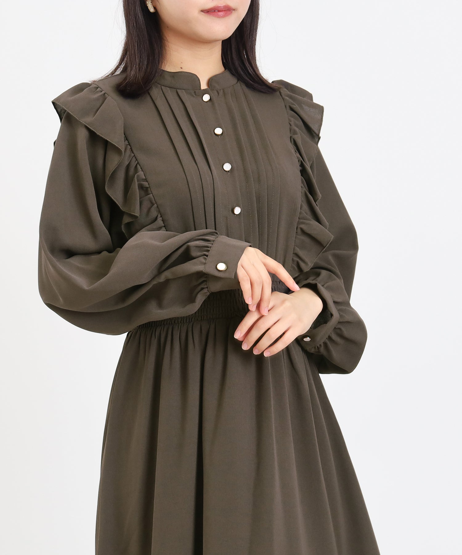 ブラウン　model：156　着用サイズ：M