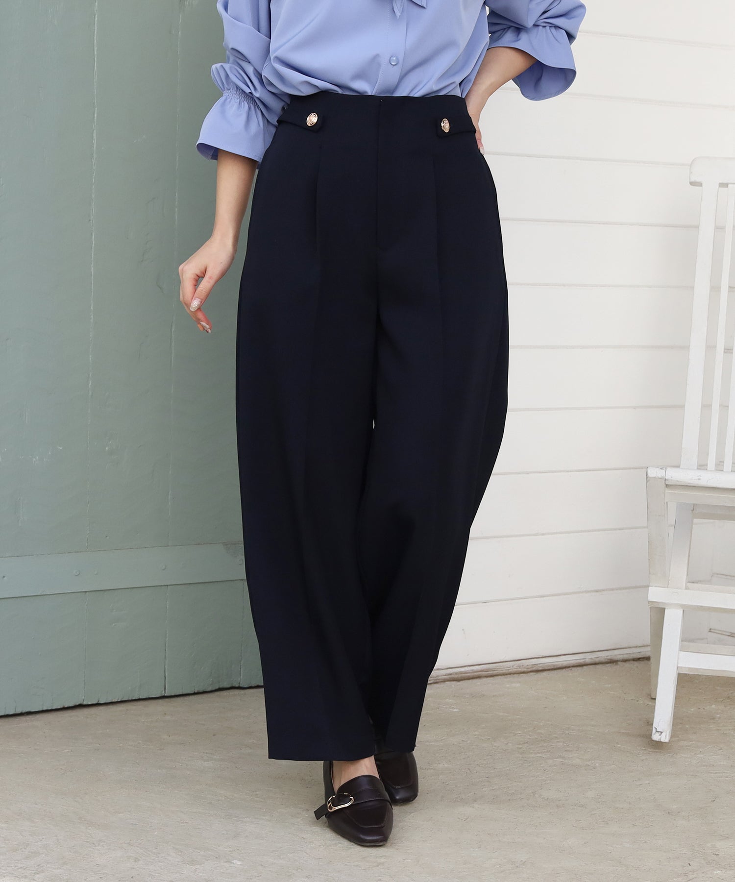 ネイビー　model：160　着用サイズ：M