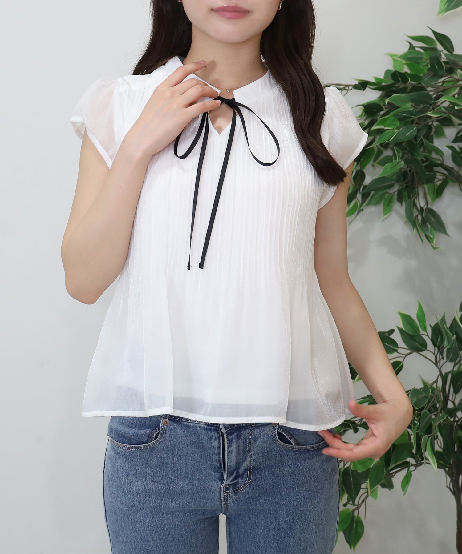 ホワイト　model:156cm  着用サイズ：M