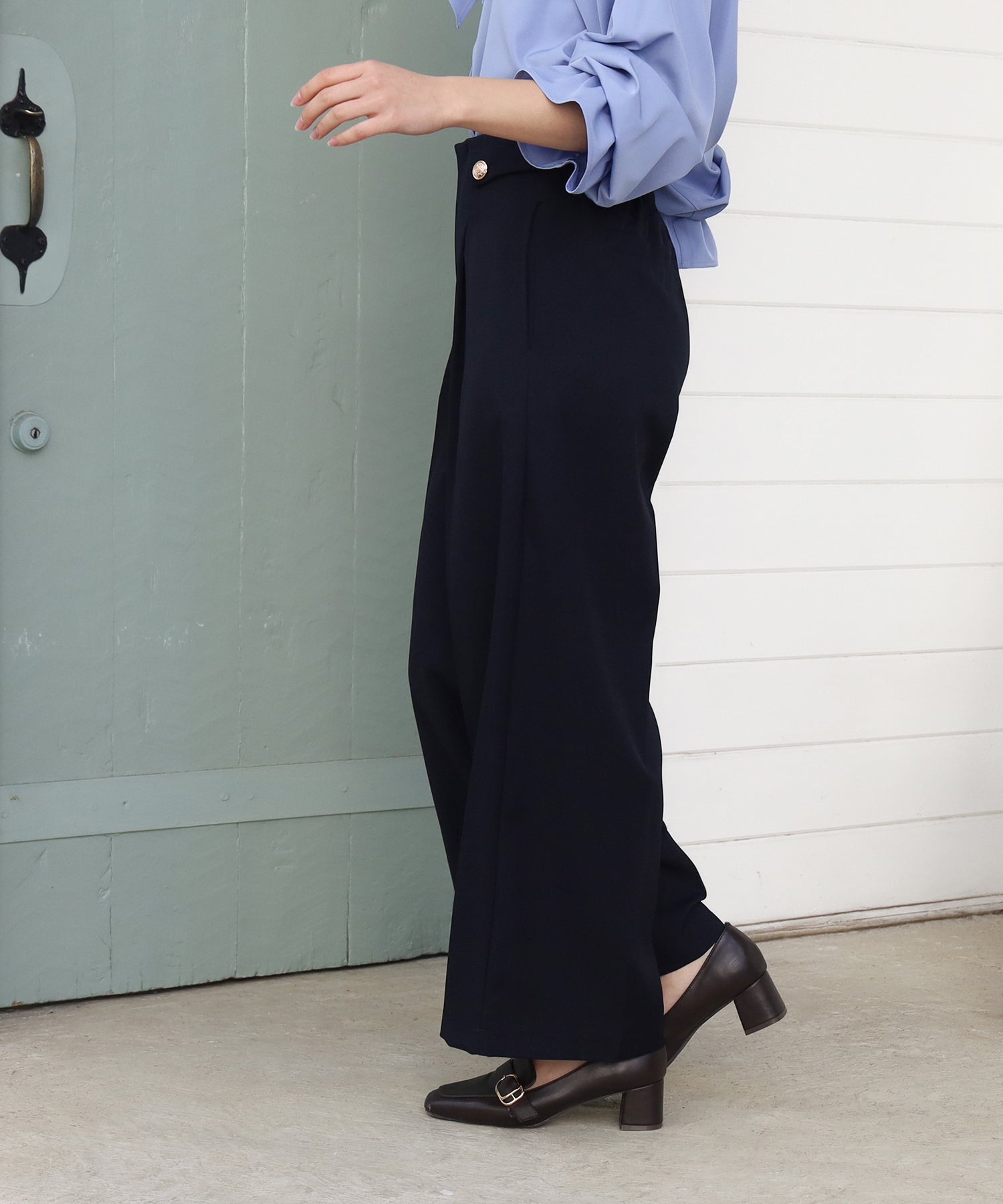 ネイビー　model：160　着用サイズ：M