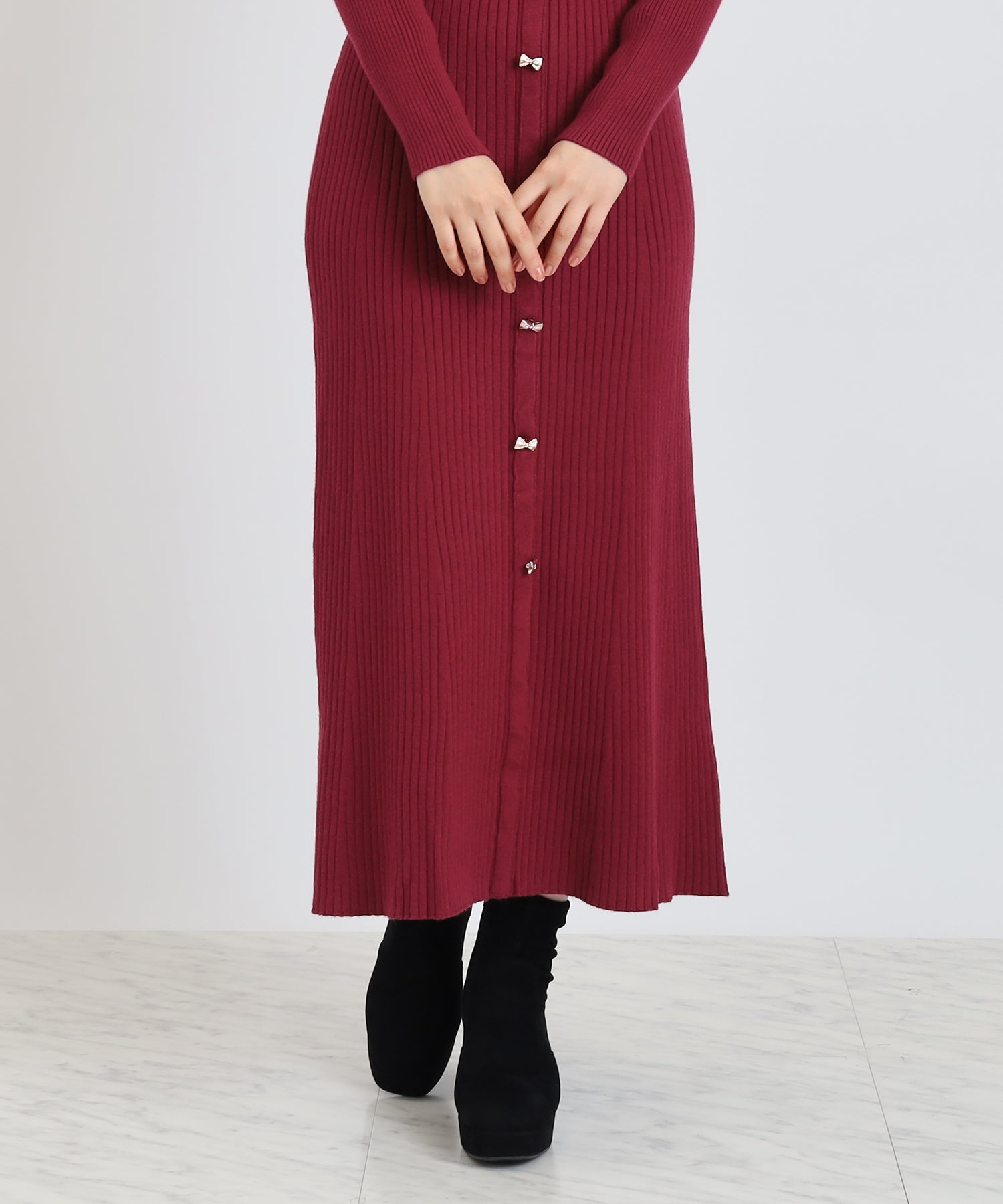 ワイン　model：156　着用サイズ：M