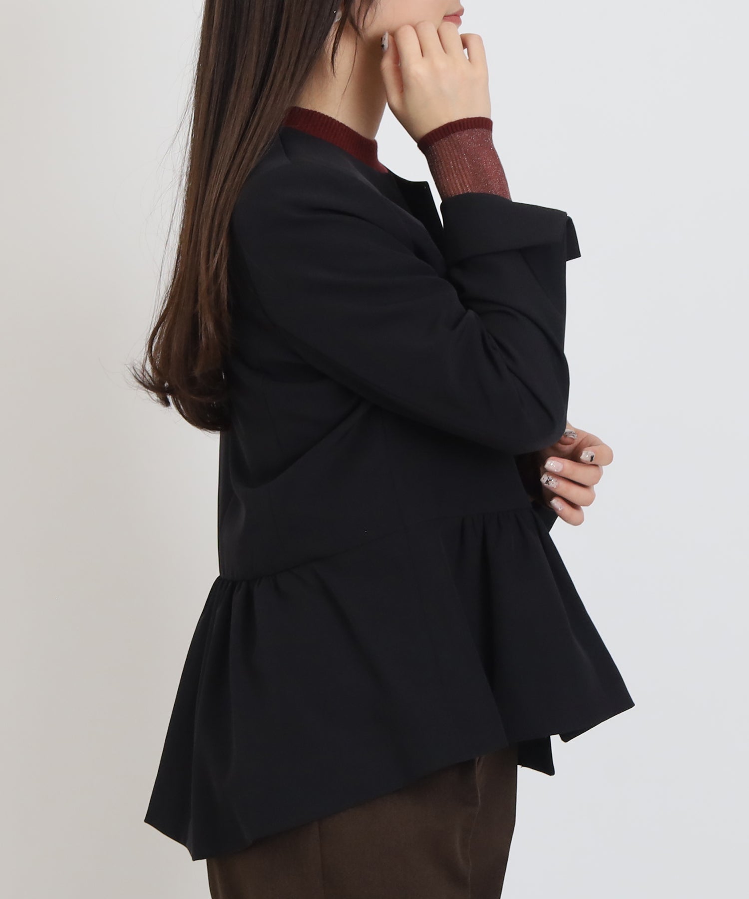 ブラック　model：160　着用サイズ：M