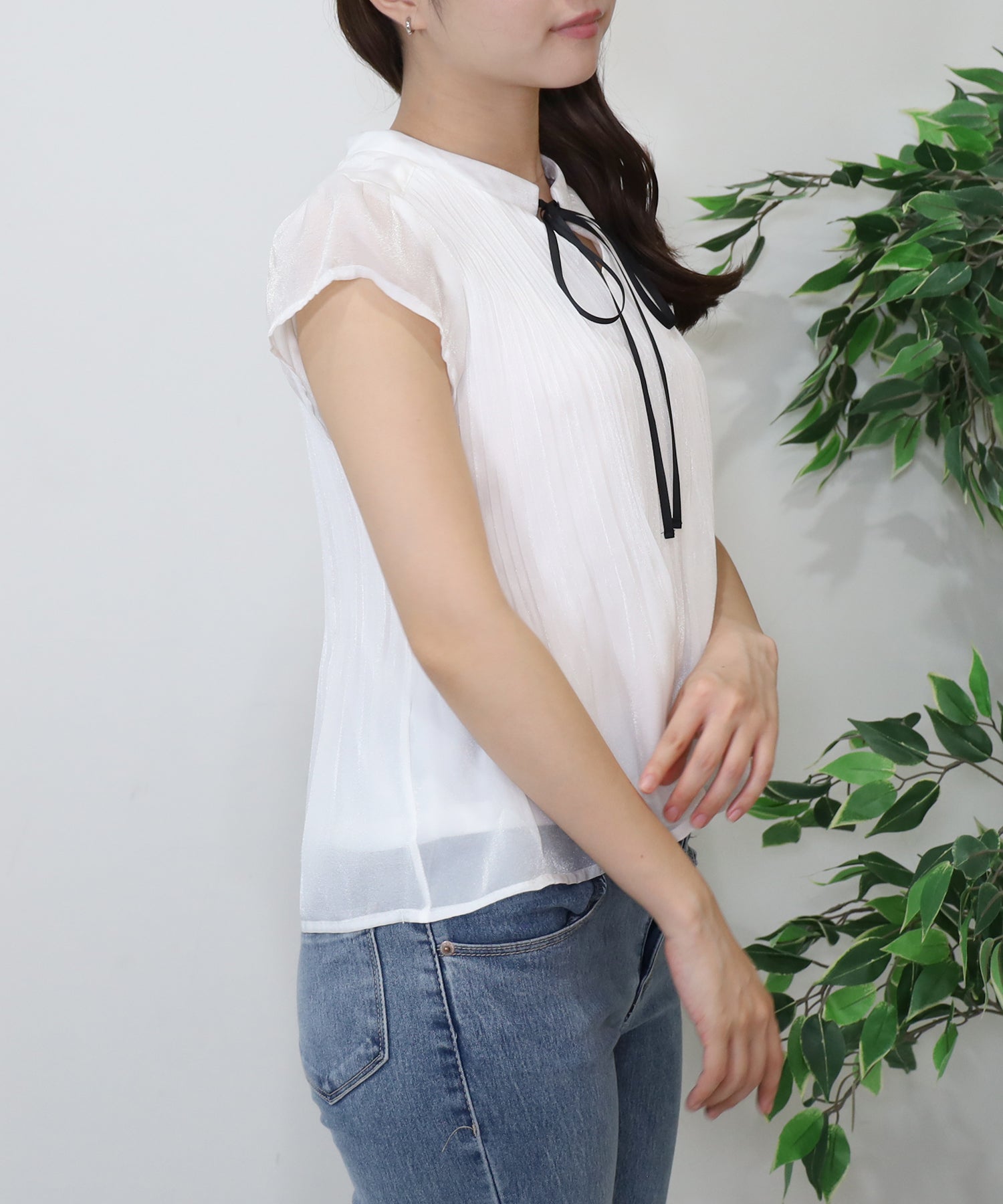 ホワイト　model:156cm  着用サイズ：M