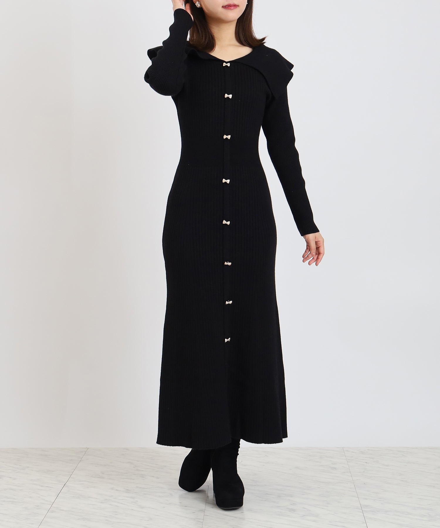 ブラック　model：156　着用サイズ：M