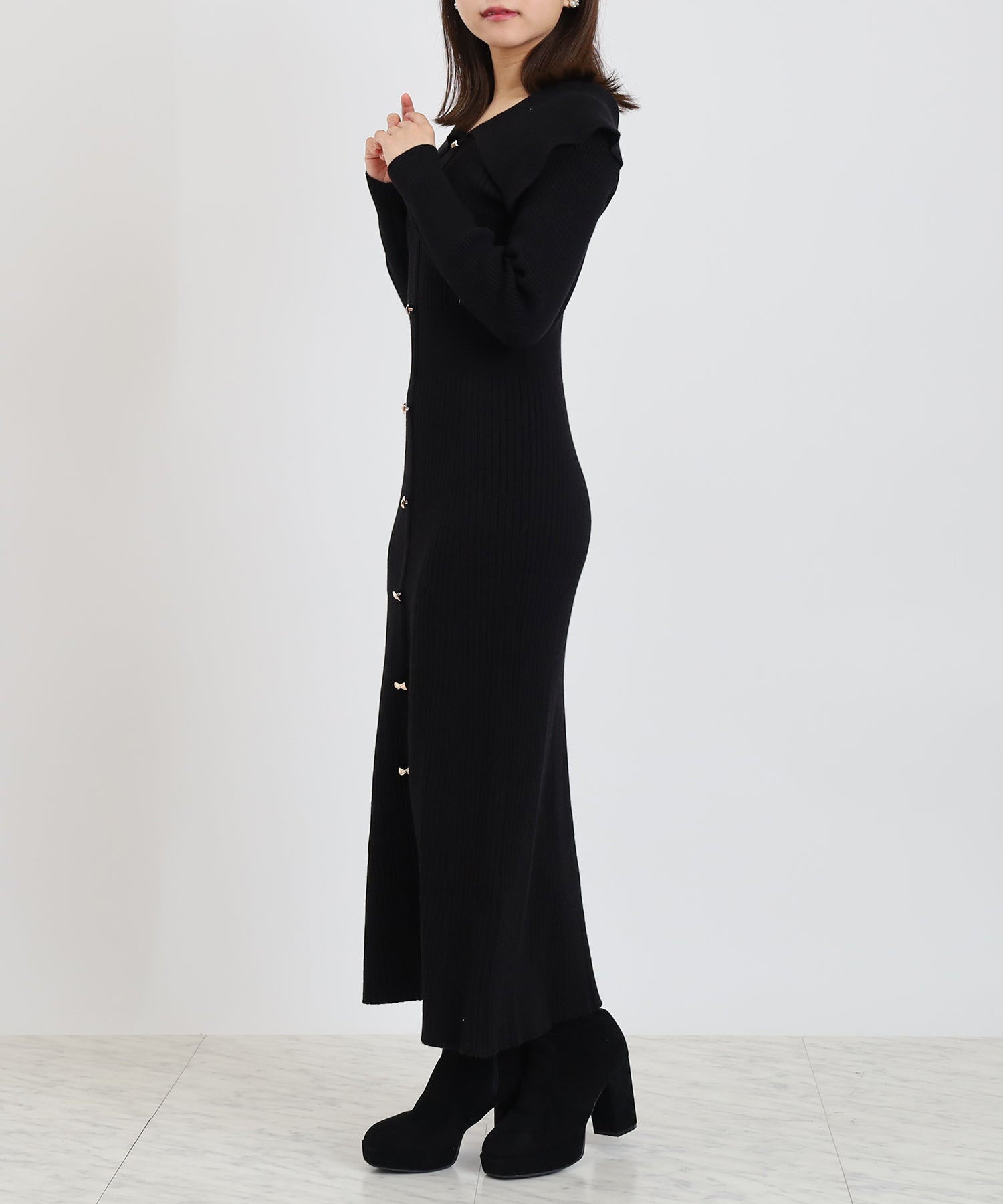 ブラック　model：156　着用サイズ：M