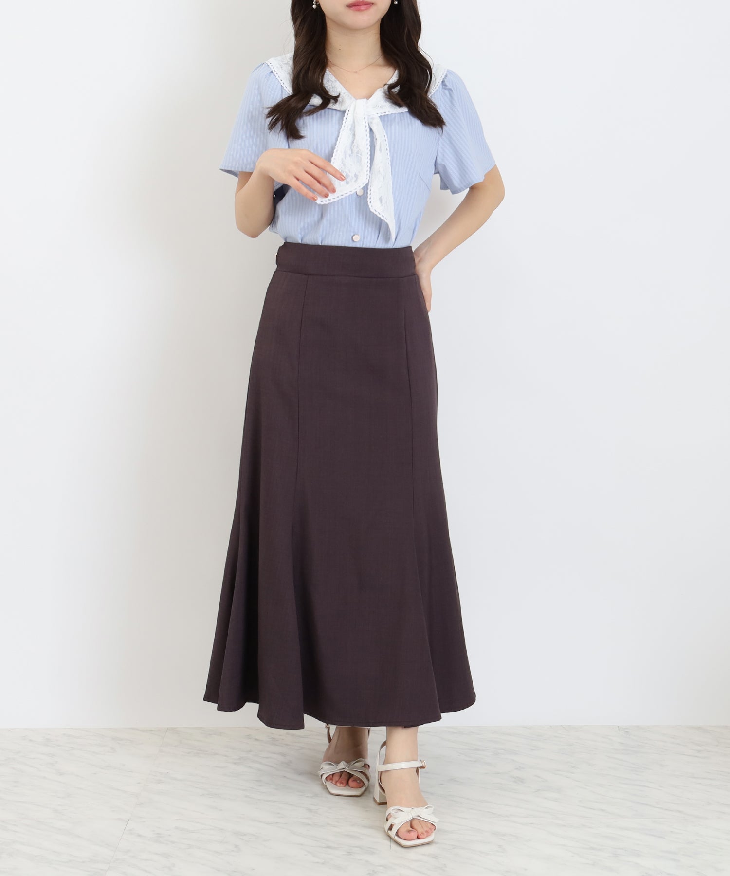 ブラウン　model：156　着用サイズ：S
