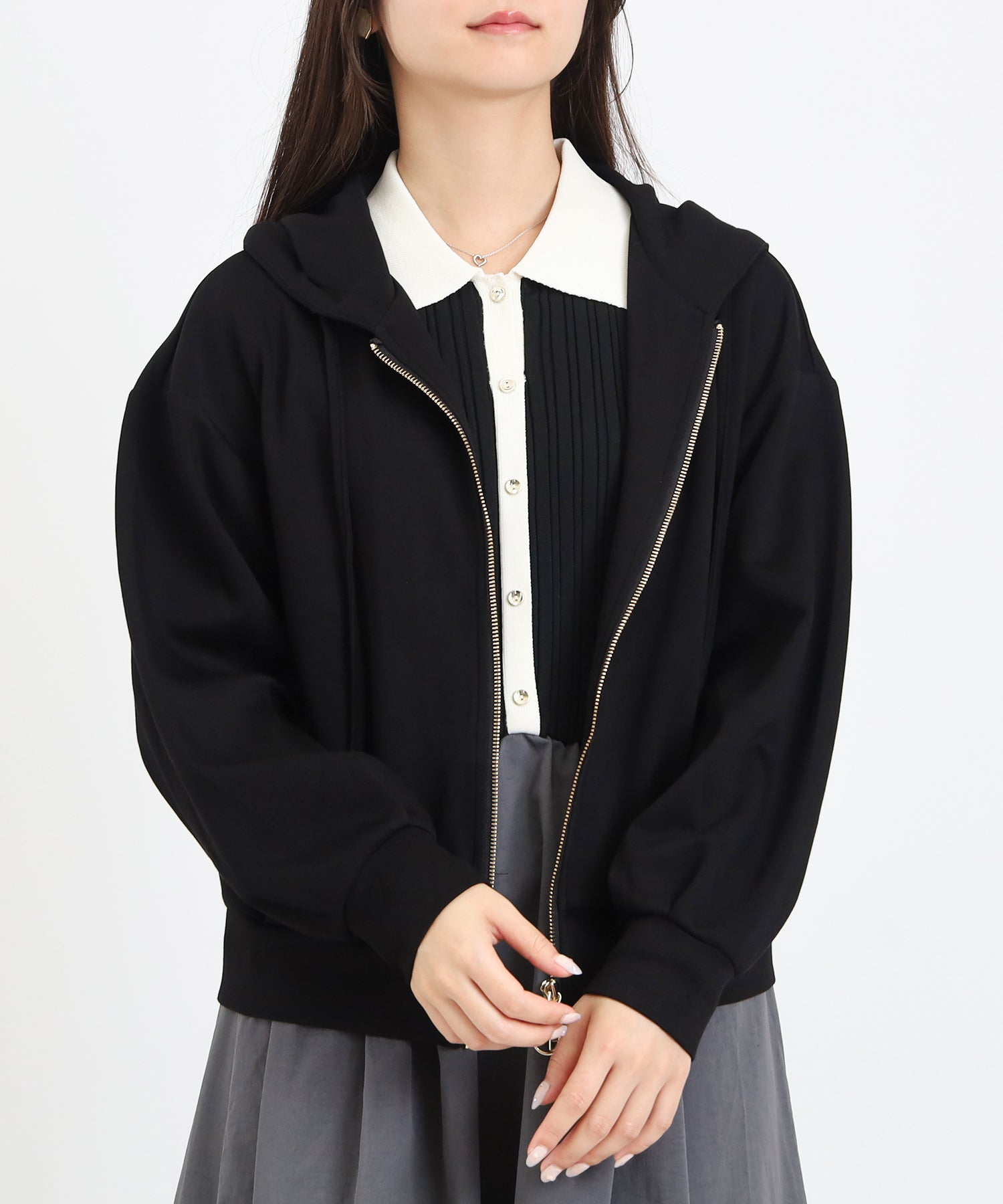 ブラック　model：160　着用サイズ：M